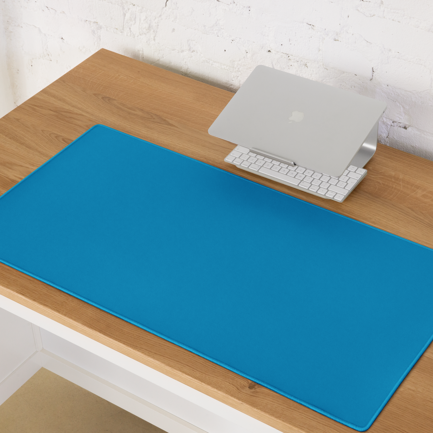 Neon Blue Desk Pad - Pantone801