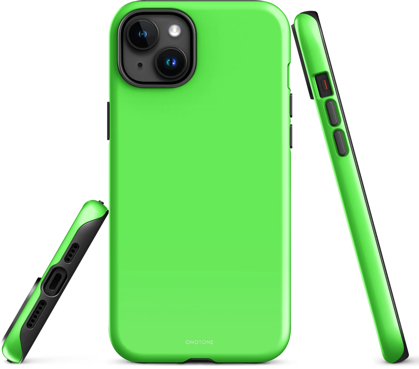 Neon Green iPhone Case - Pantone Green Gecko