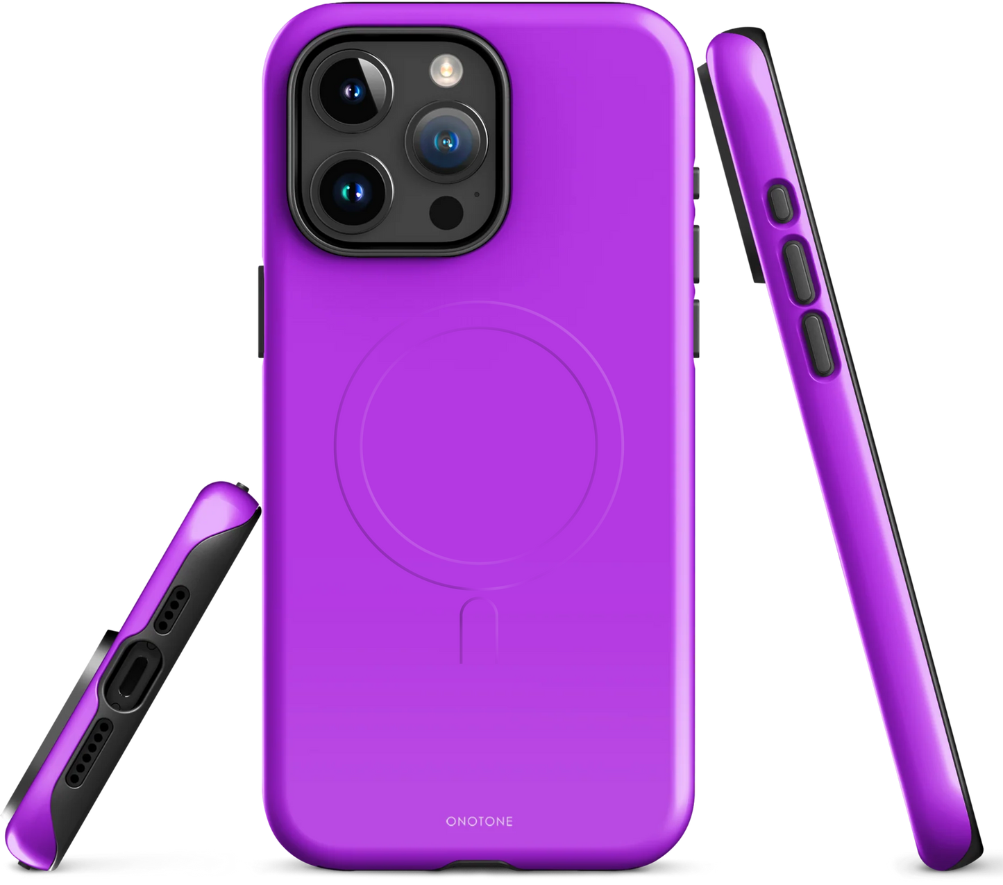 Neon Purple iPhone Case