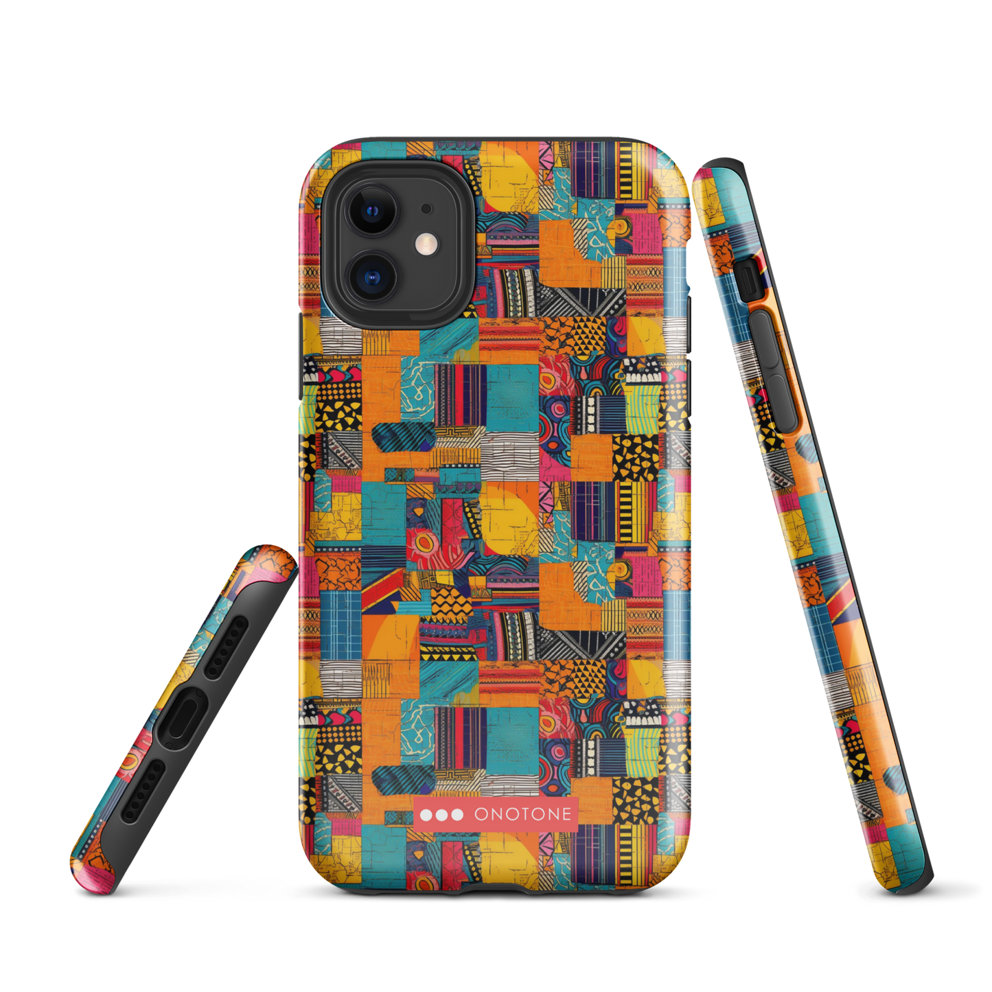 African fabric pattern iPhone® Case multi color