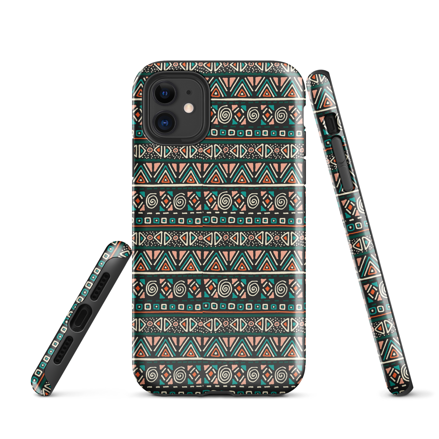 African fabric pattern iPhone® Case multi color