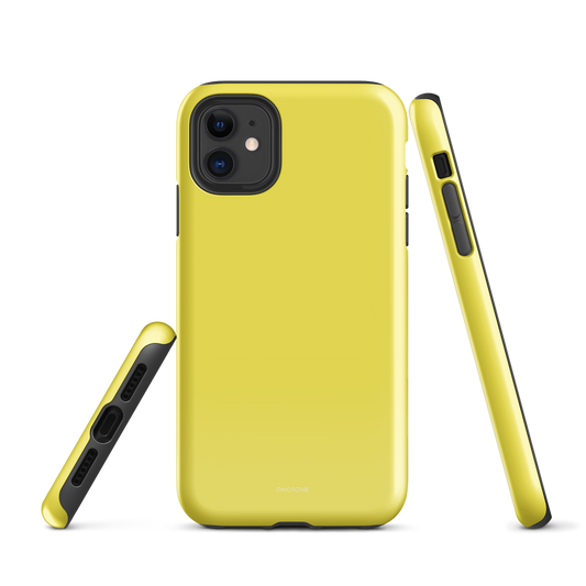 Solid Color yellow iPhone® Case - Pantone® 101