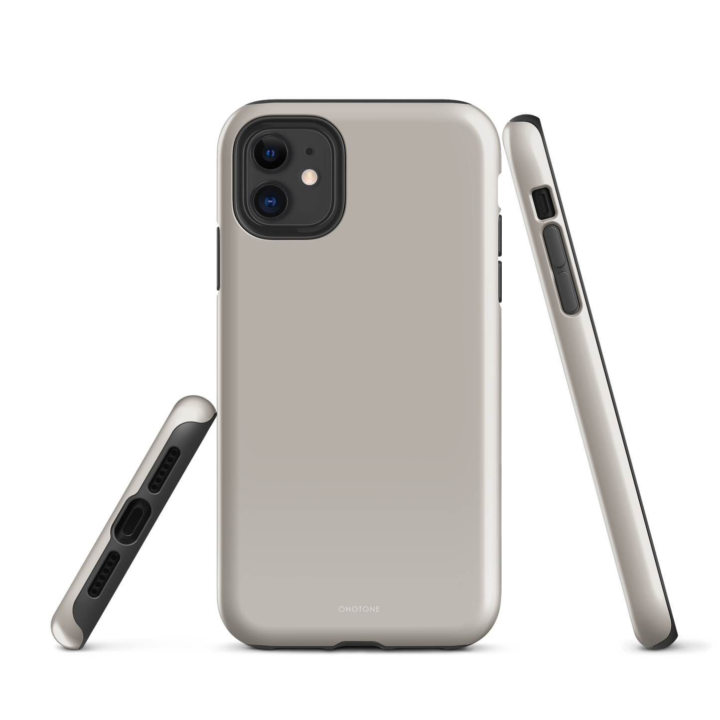 LIGHT GRAY MINIMALIST IPHONE® CASE - PANTONE® 400