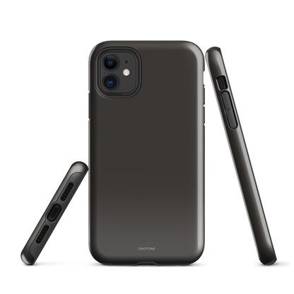 BLACK MINIMALIST IPHONE® CASE - PANTONE® BLACK