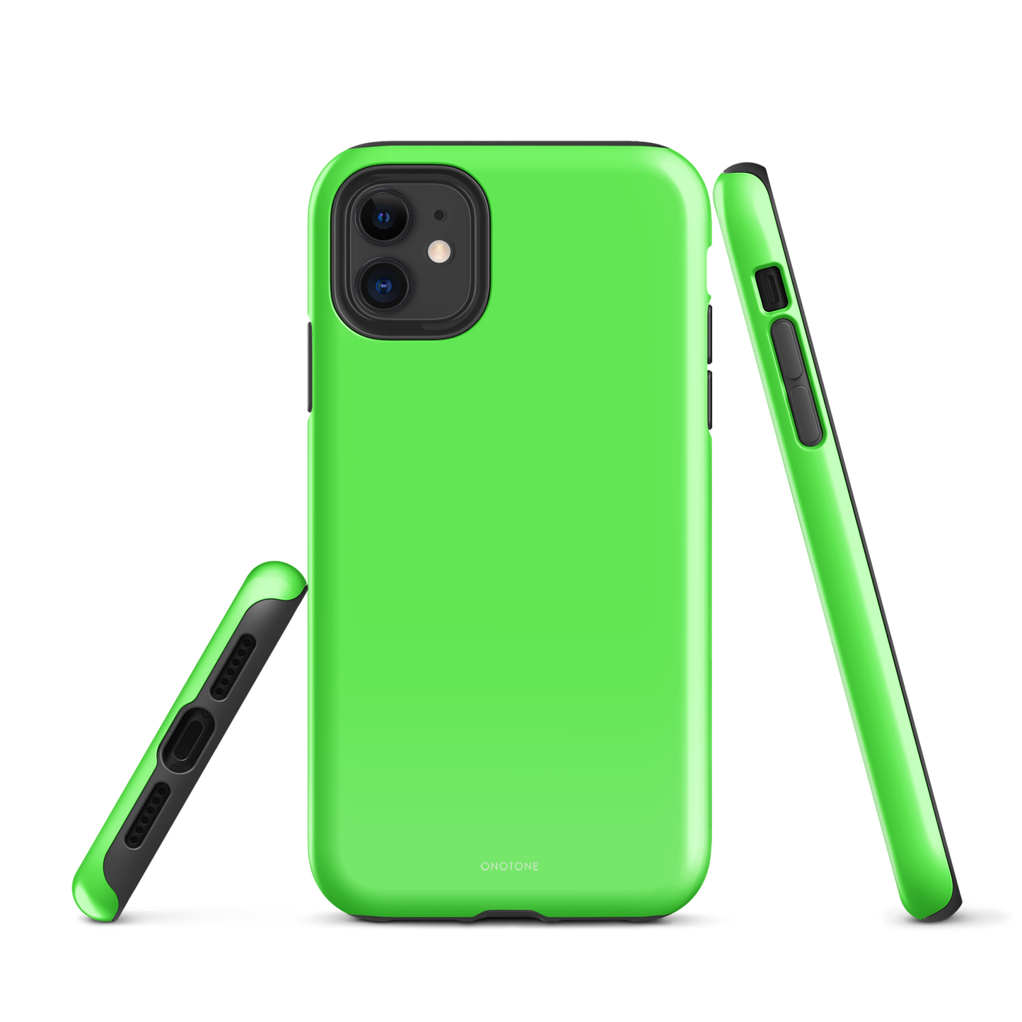 Neon Green iPhone Case - Pantone Green Gecko