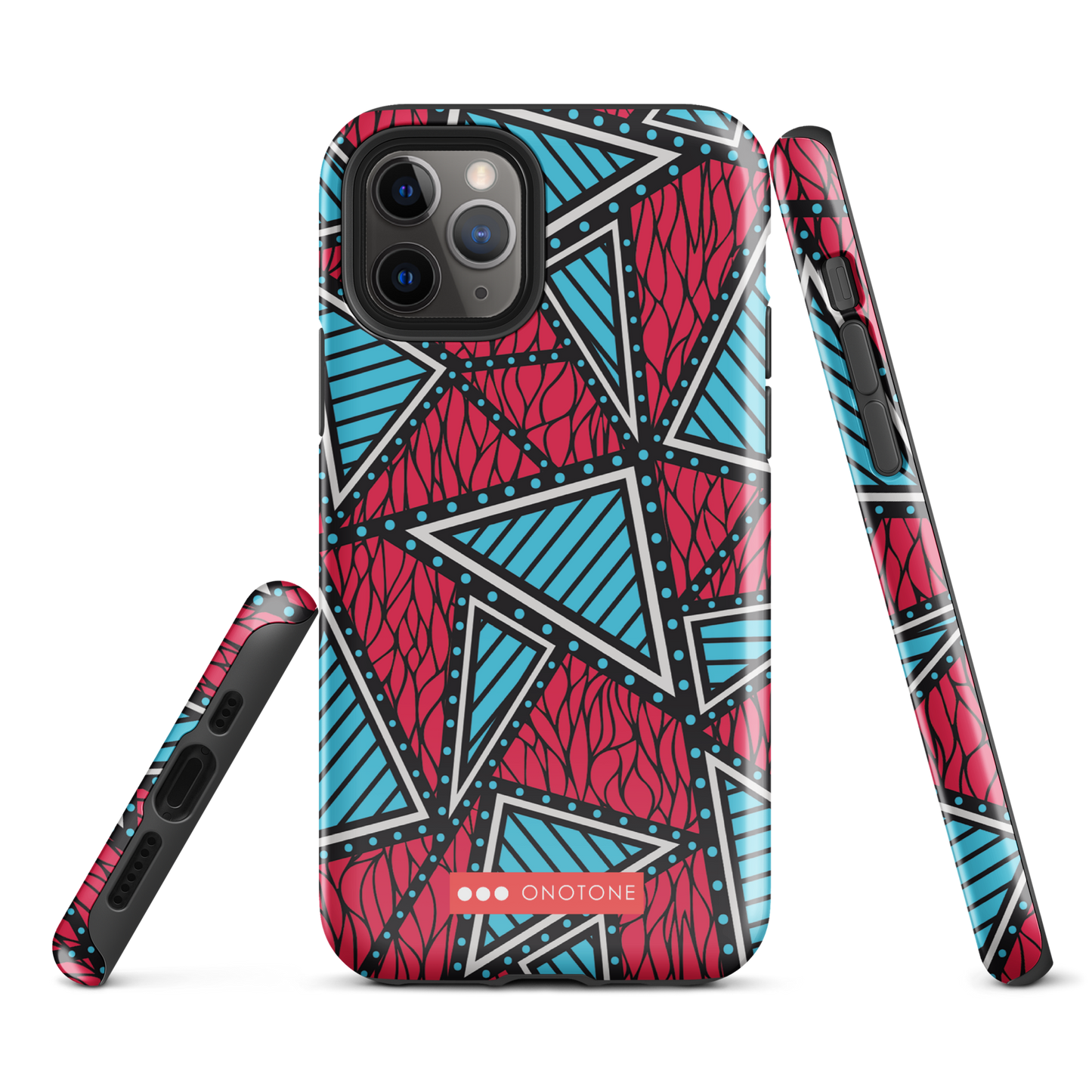 African fabric pattern iPhone® Case multi color