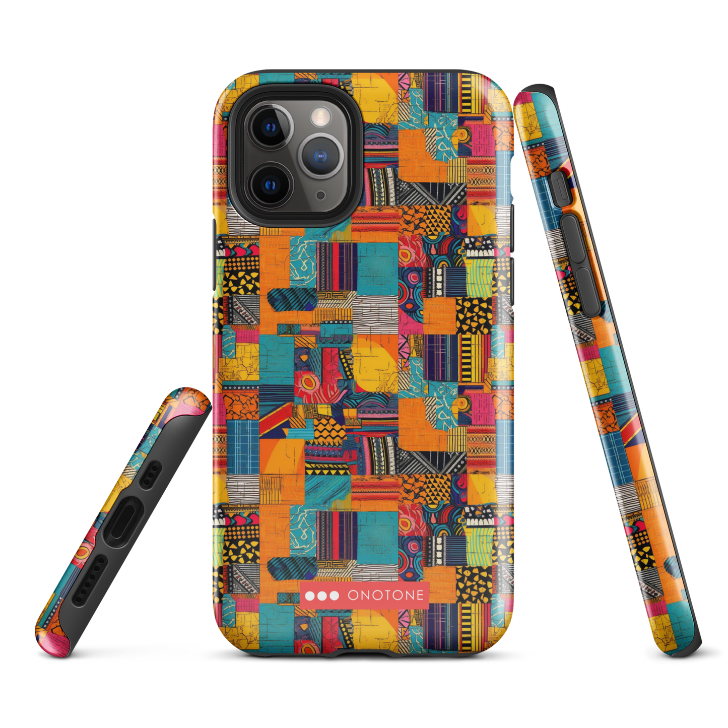 African fabric pattern iPhone® Case multi color