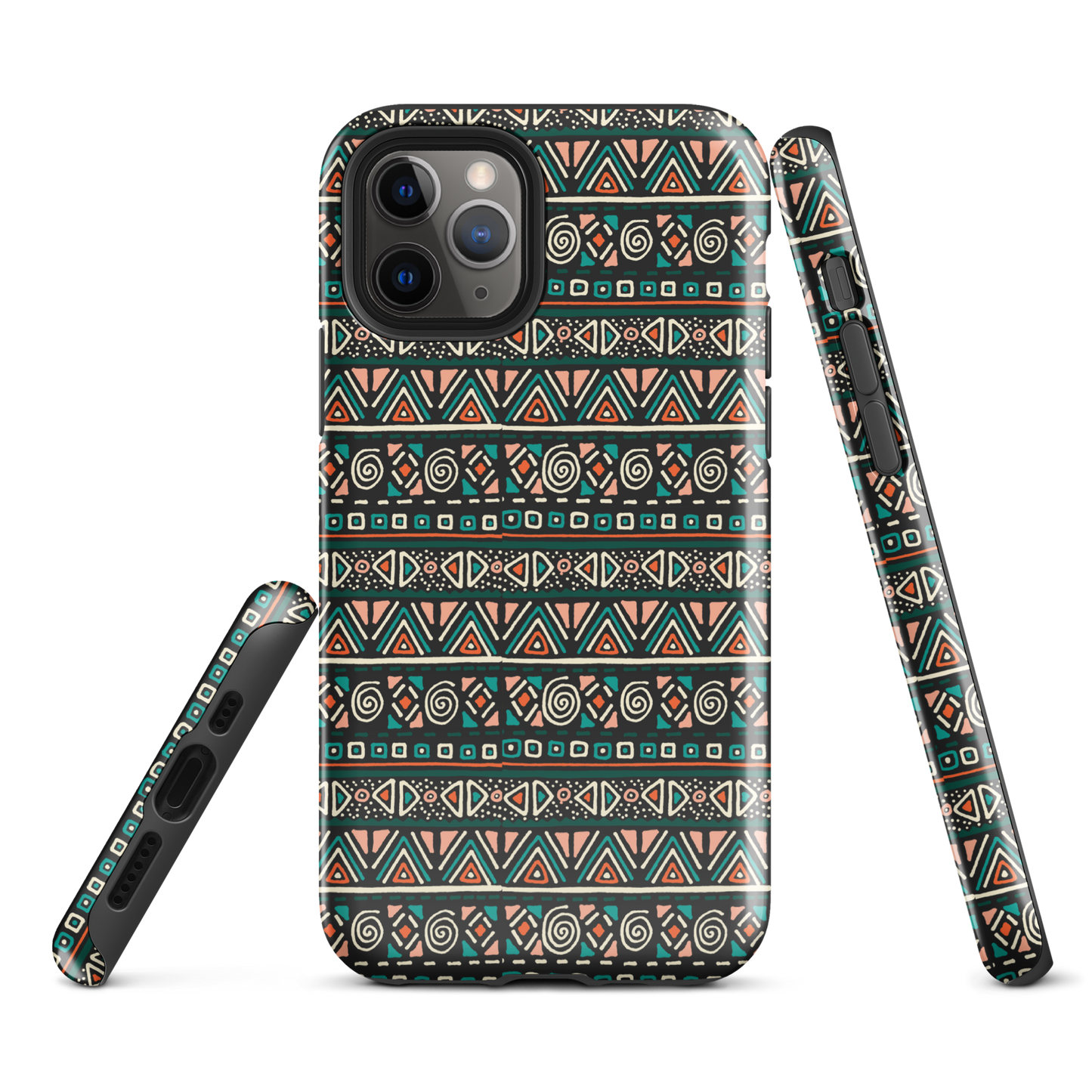 African fabric pattern iPhone® Case multi color