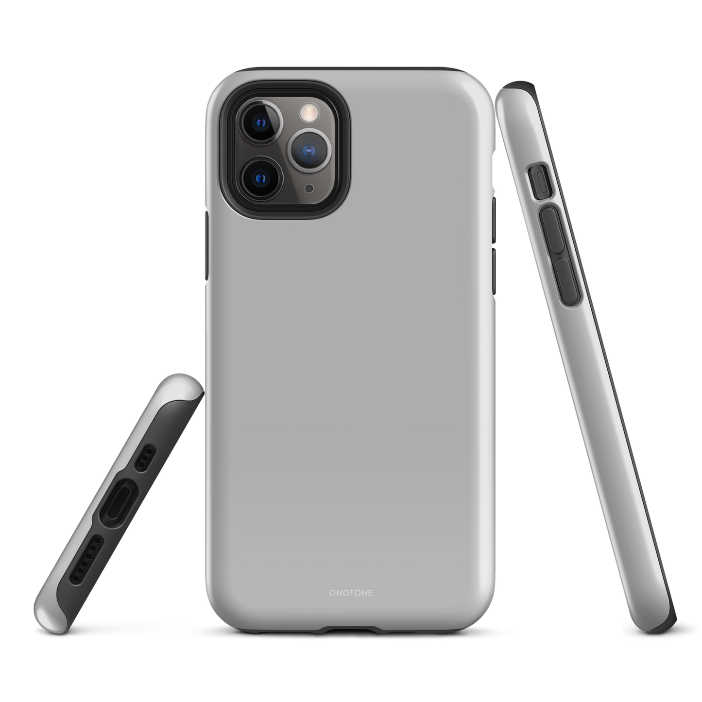 GRAY MINIMALIST IPHONE® CASE - PANTONE® COOL GRAY 4