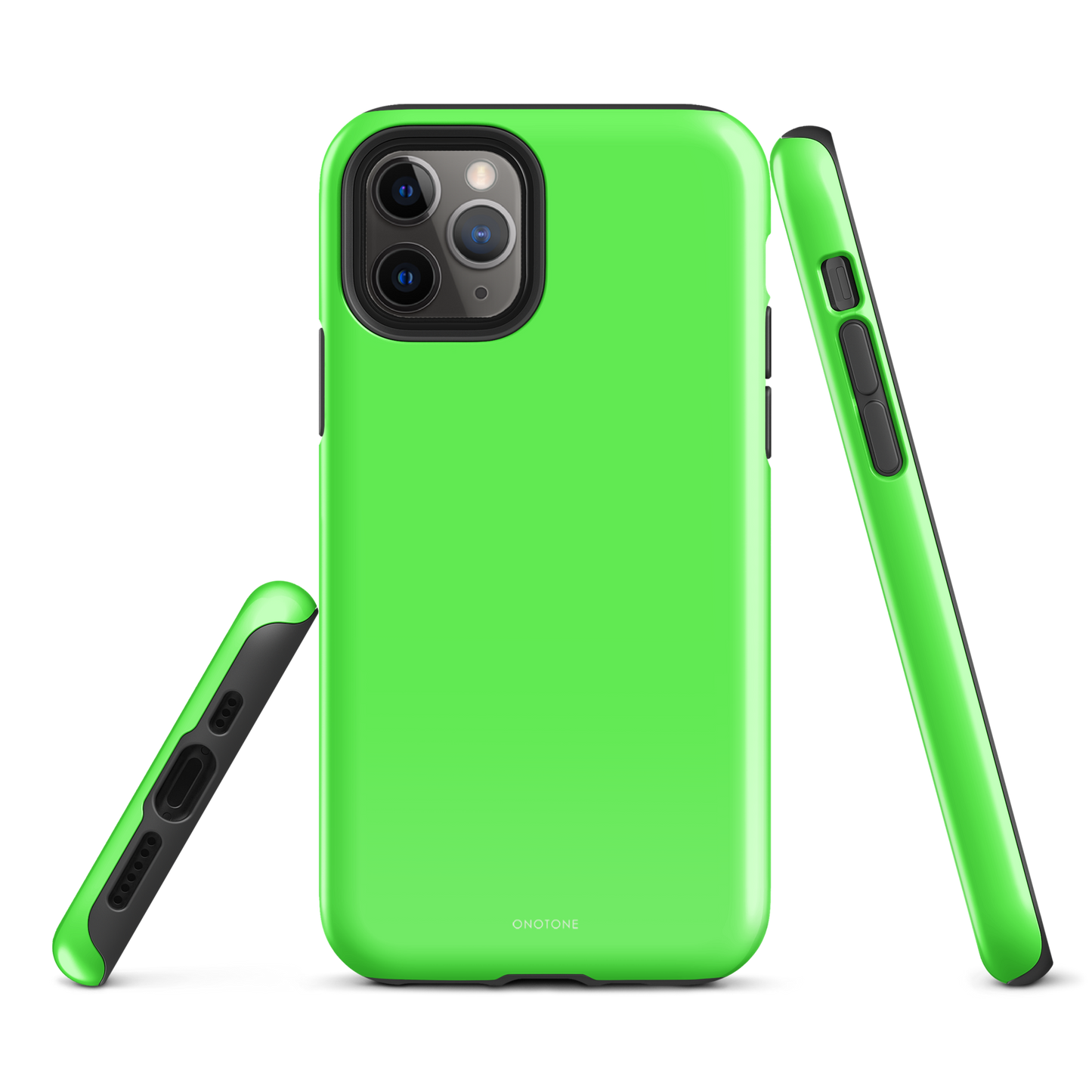 Neon Green iPhone Case - Pantone Green Gecko