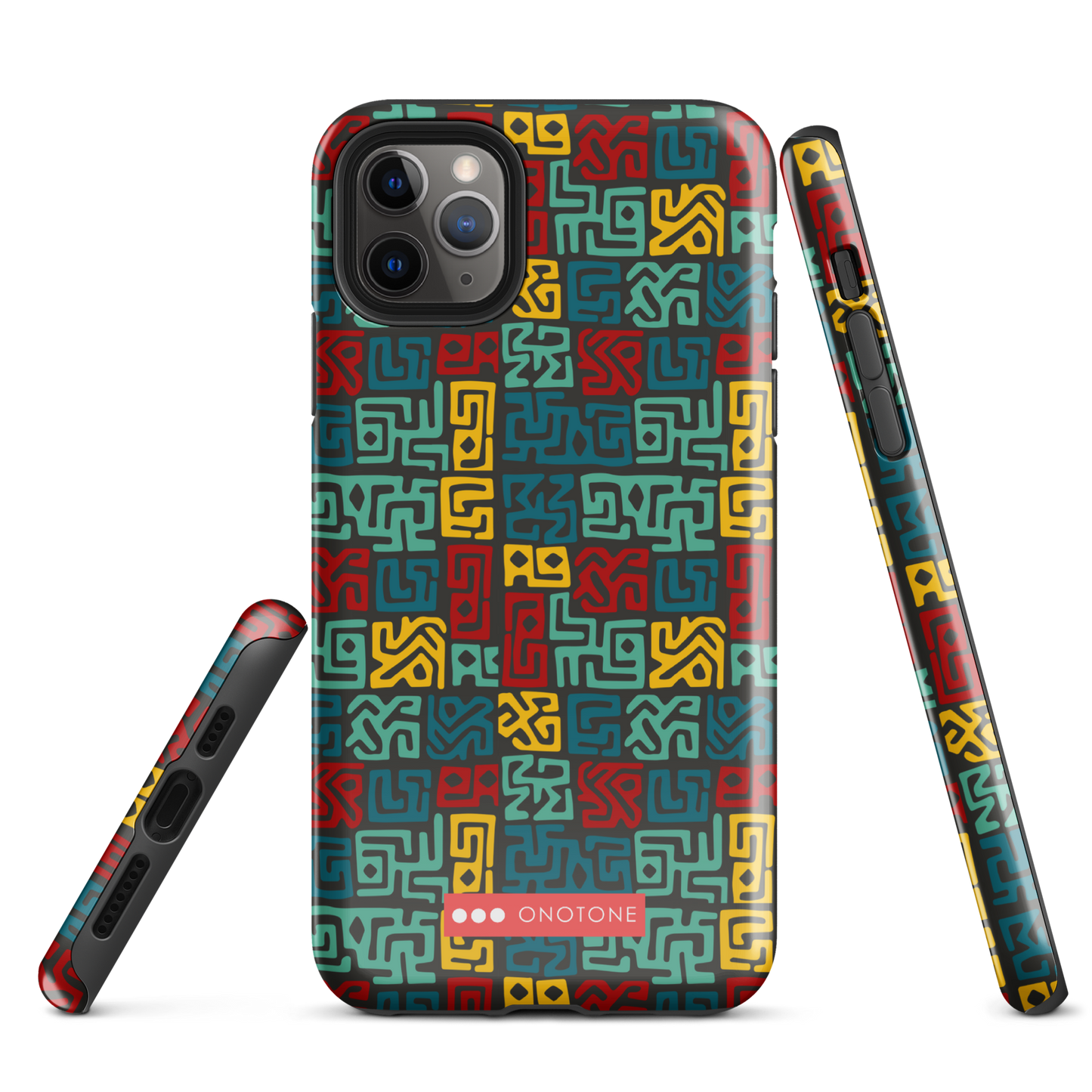 African fabric pattern iPhone® Case multi color