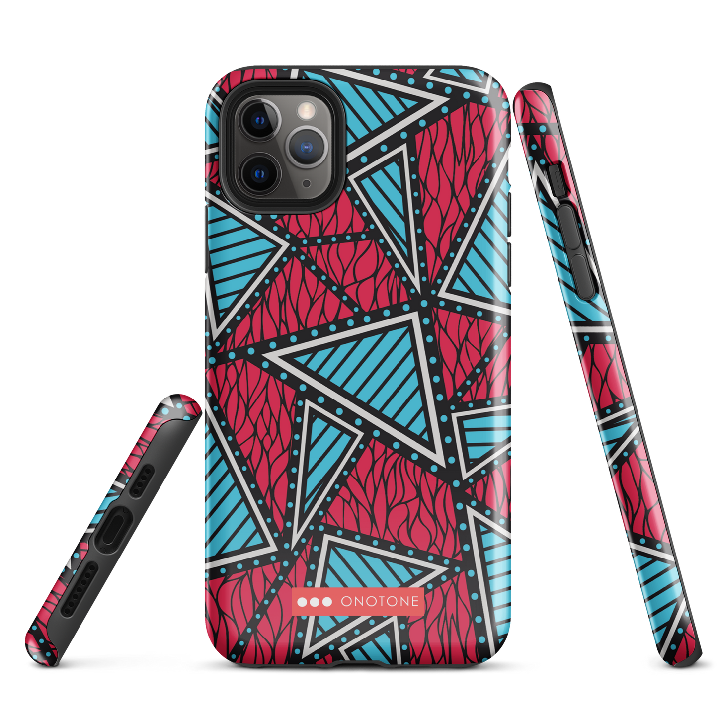 African fabric pattern iPhone® Case multi color