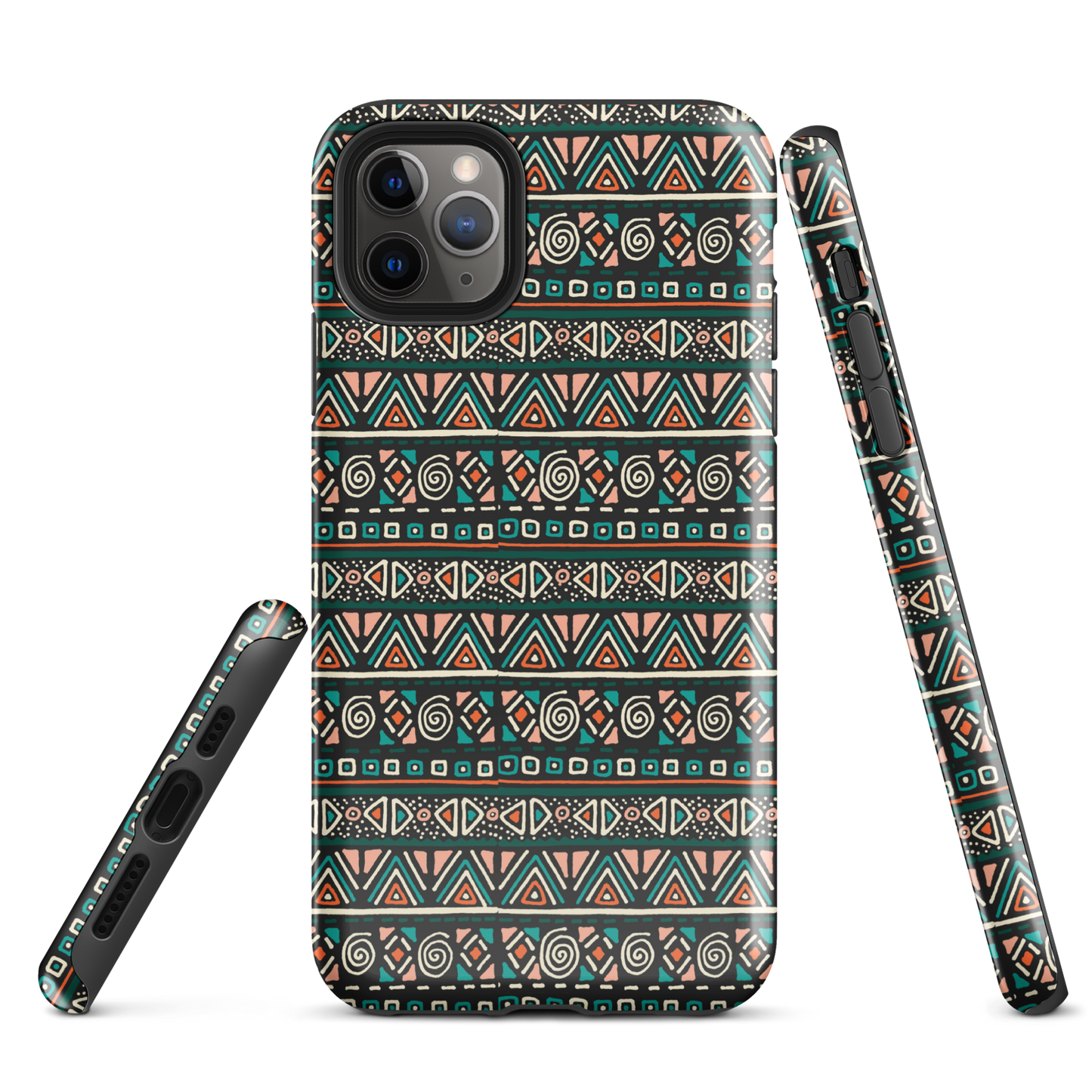 African fabric pattern iPhone® Case multi color