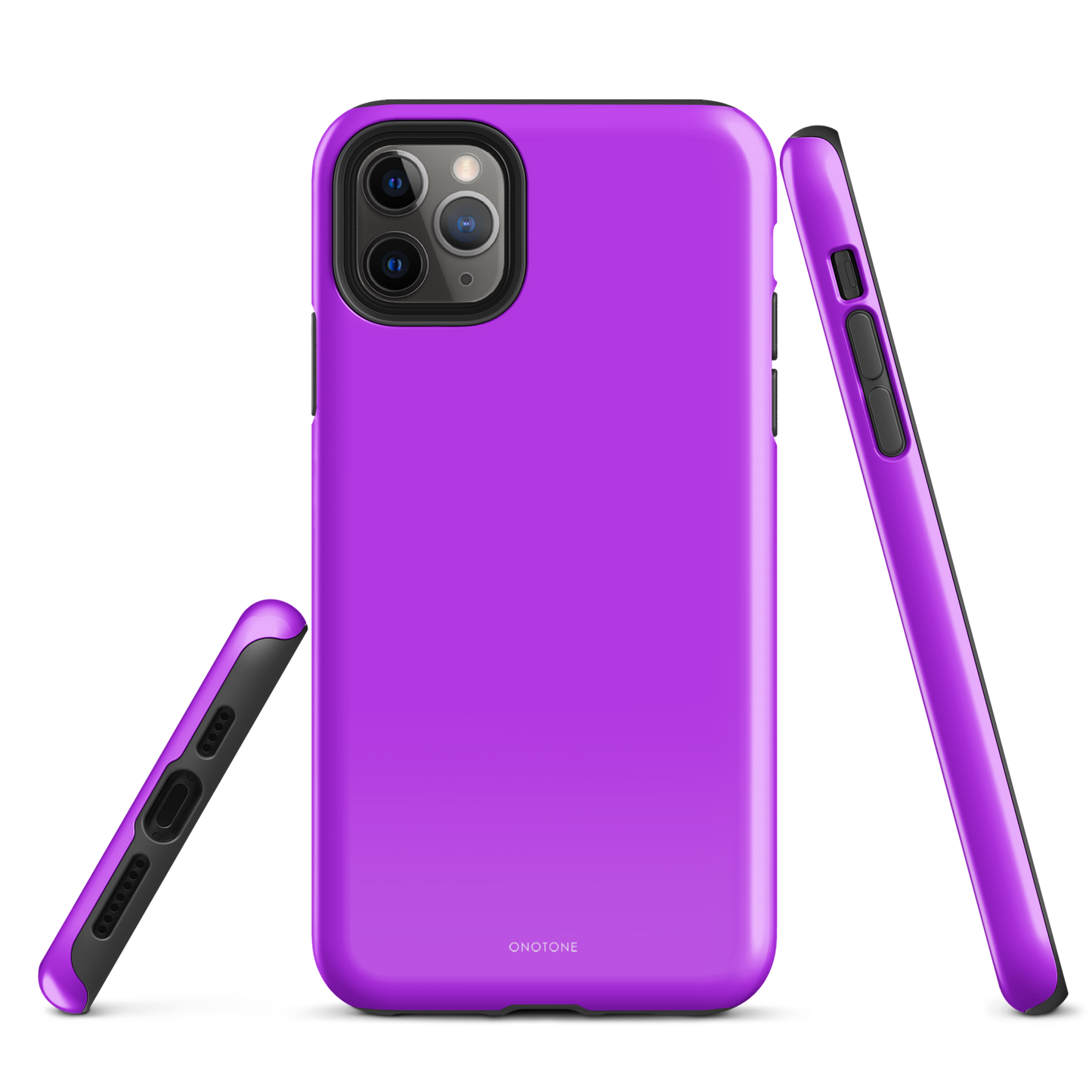 Neon Purple iPhone Case