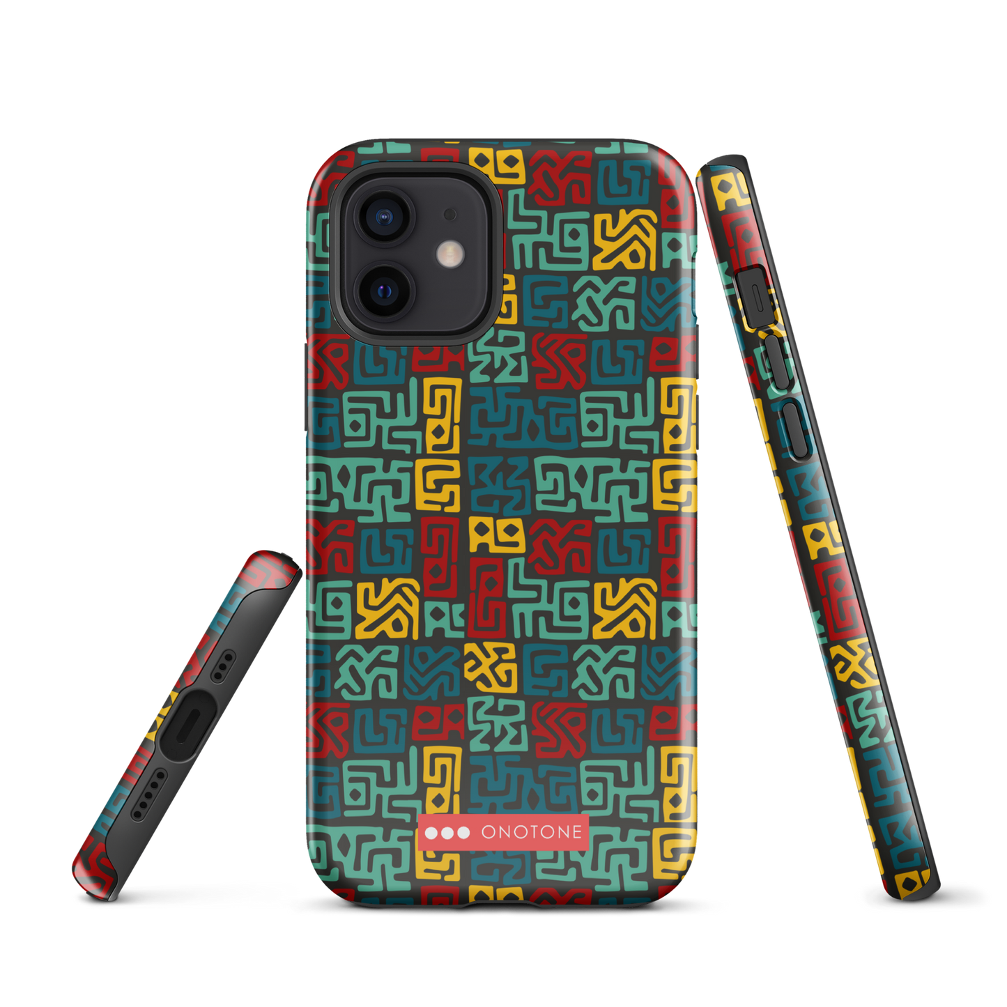 African fabric pattern iPhone® Case multi color