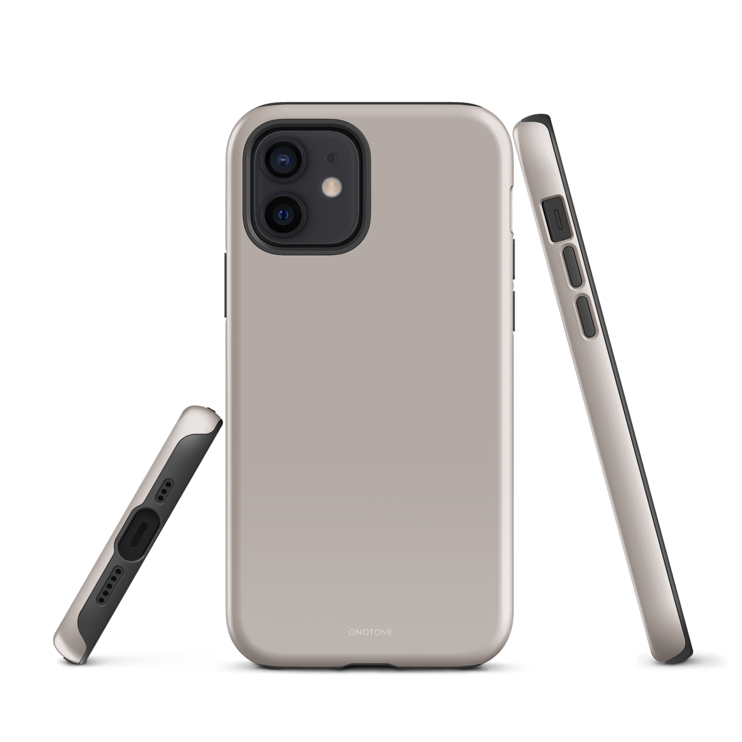 BEIGE GRAY MINIMALIST IPHONE® CASE - PANTONE® 406