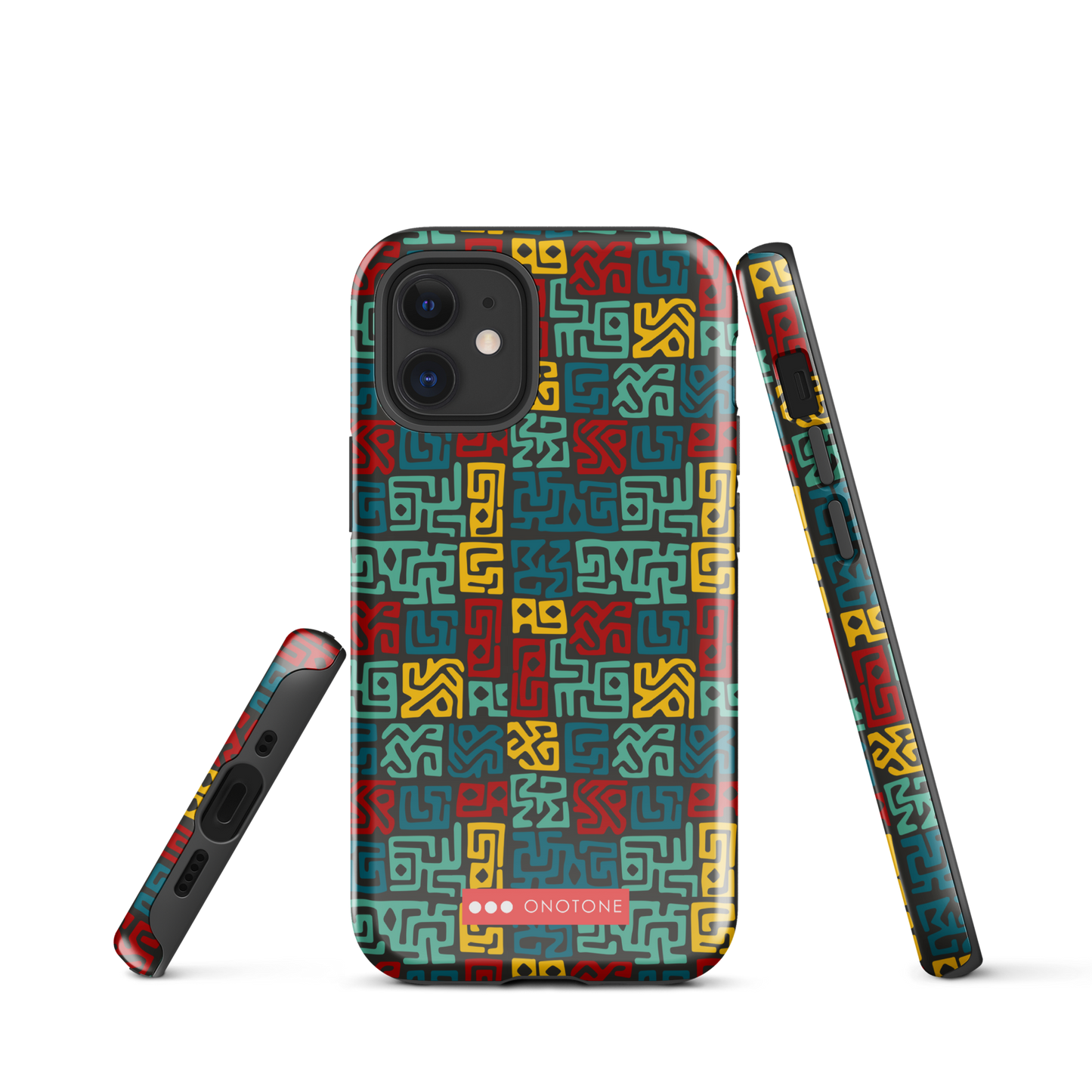 African fabric pattern iPhone® Case multi color