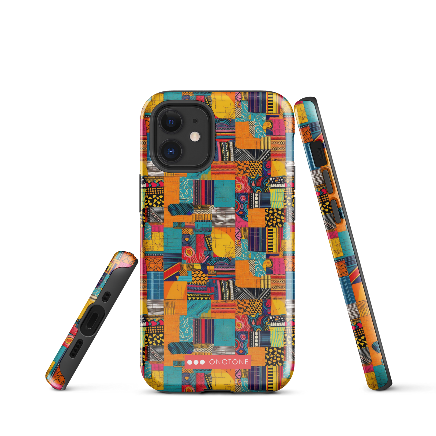 African fabric pattern iPhone® Case multi color