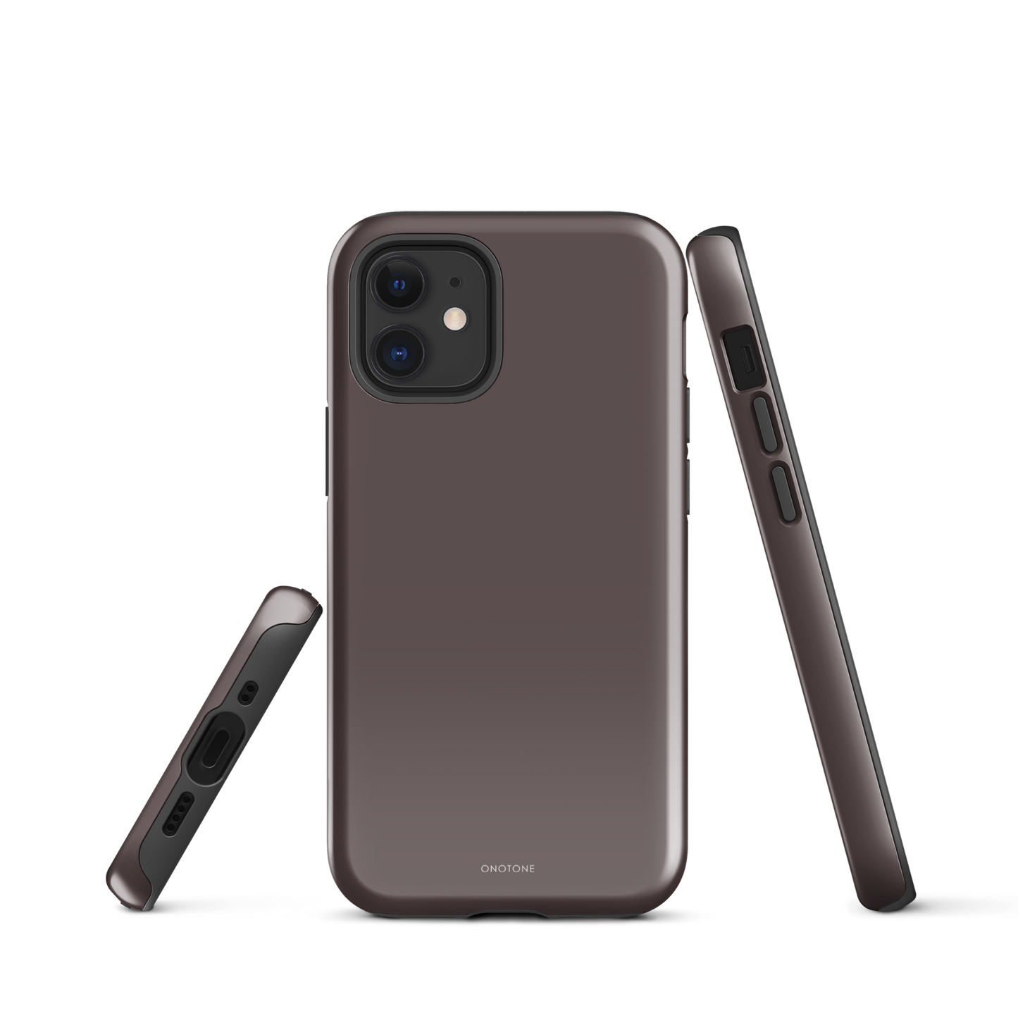 GRAY MINIMALIST IPHONE® CASE - PANTONE® 438