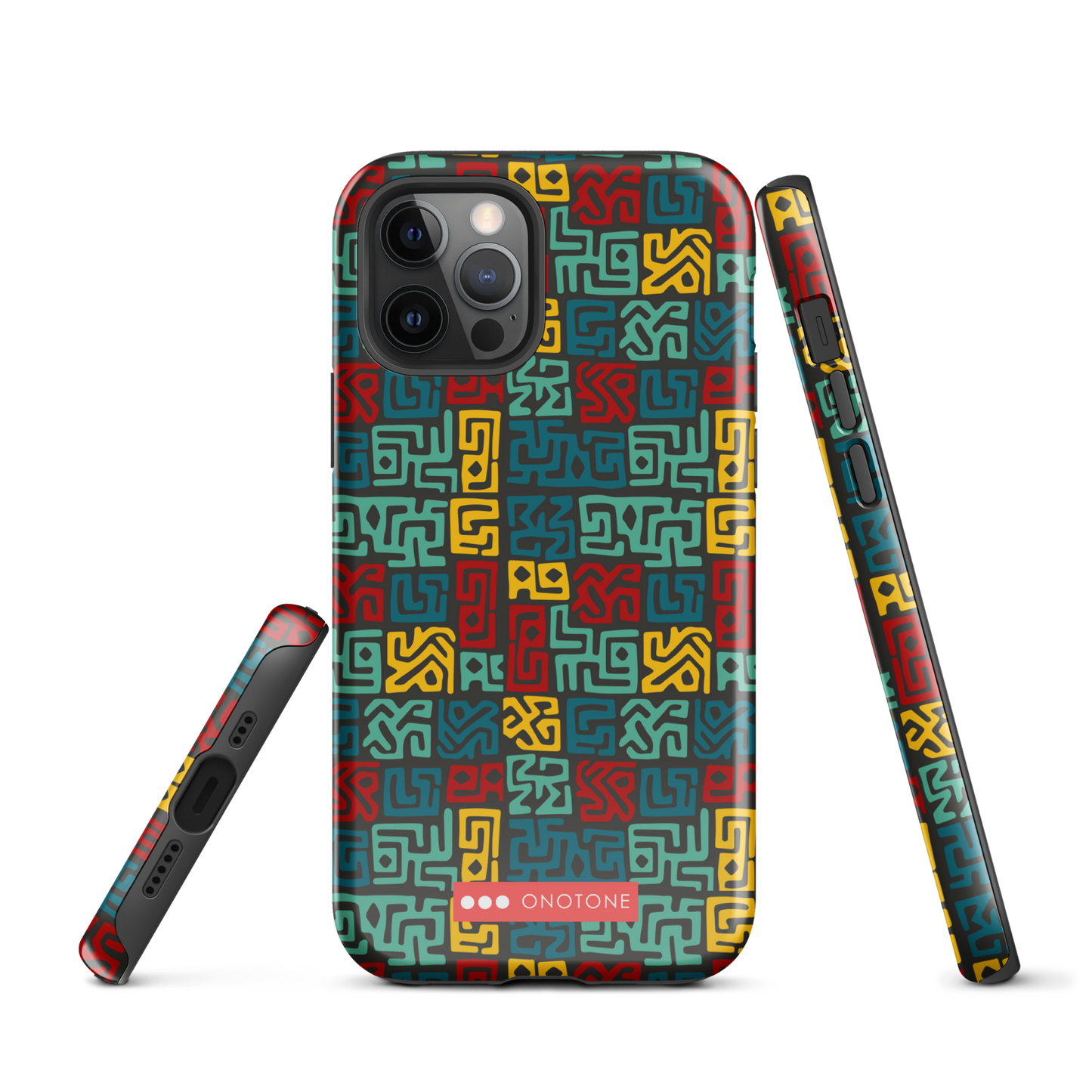 African fabric pattern iPhone® Case multi color