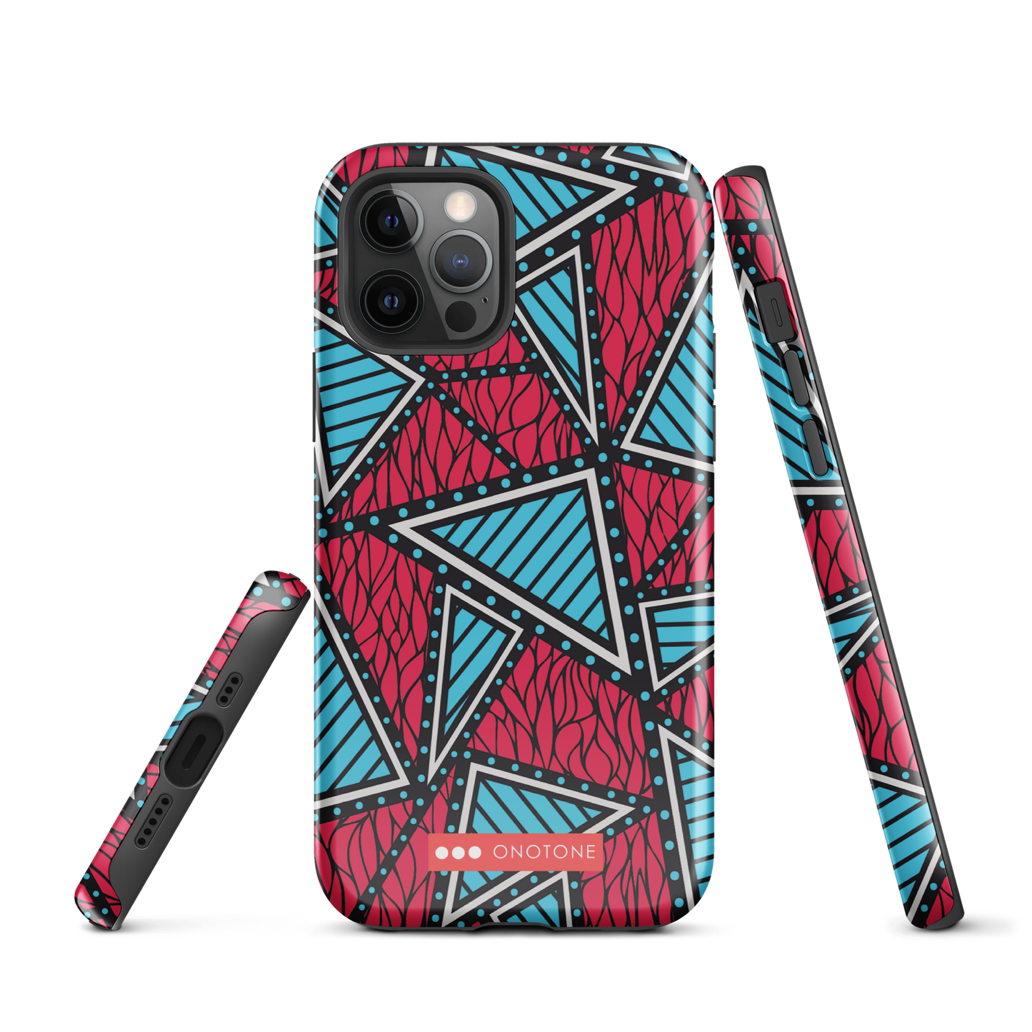 African fabric pattern iPhone® Case multi color