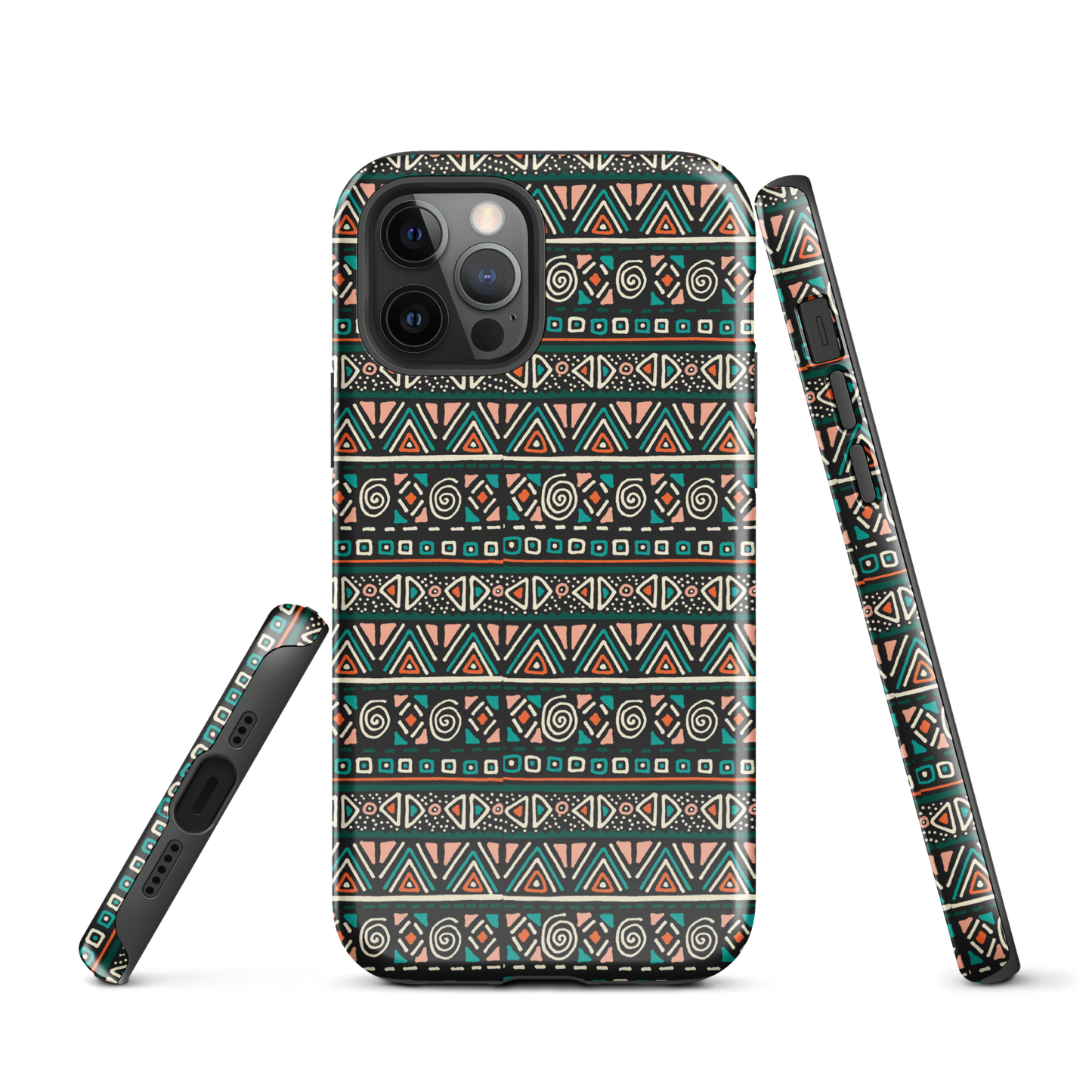 African fabric pattern iPhone® Case multi color