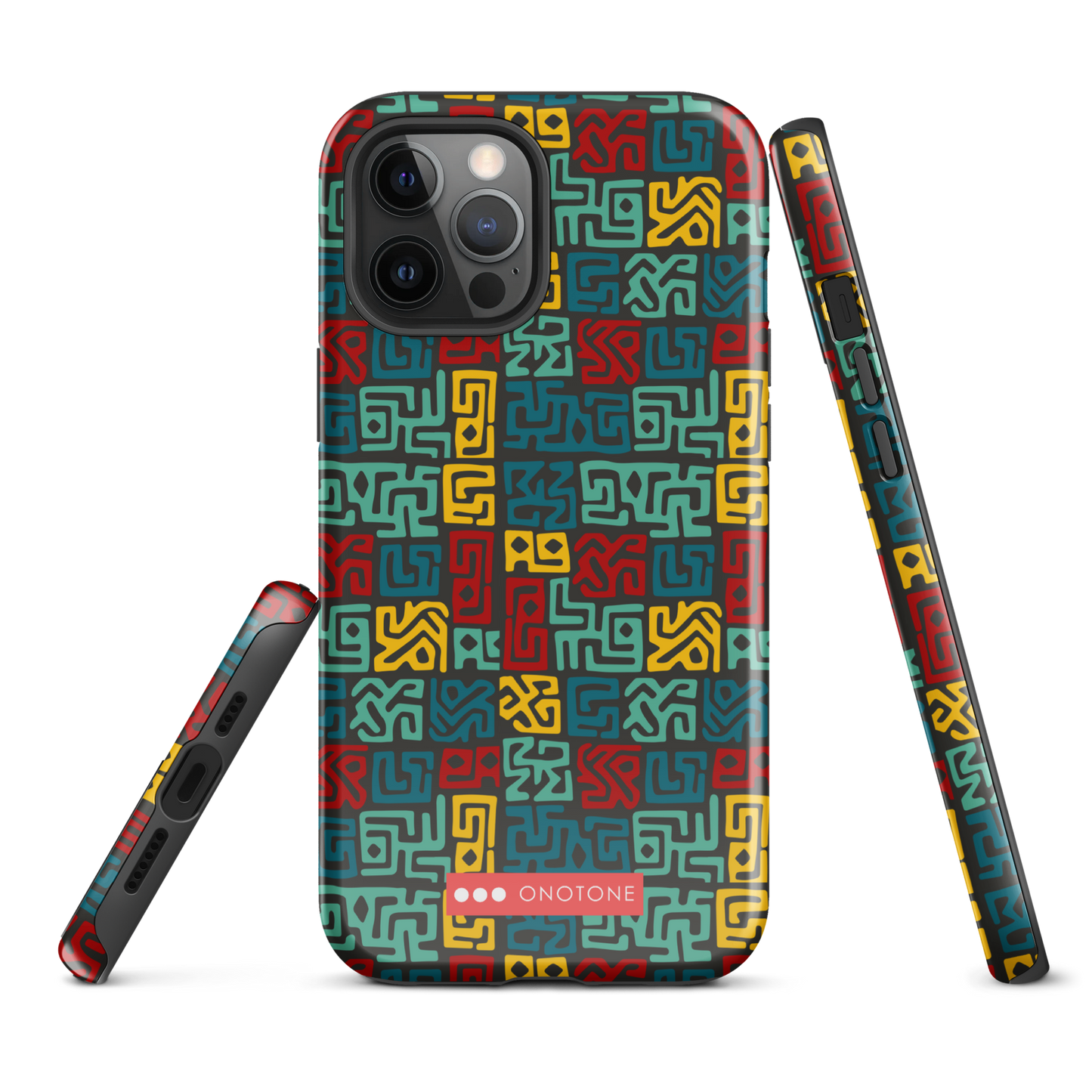 African fabric pattern iPhone® Case multi color