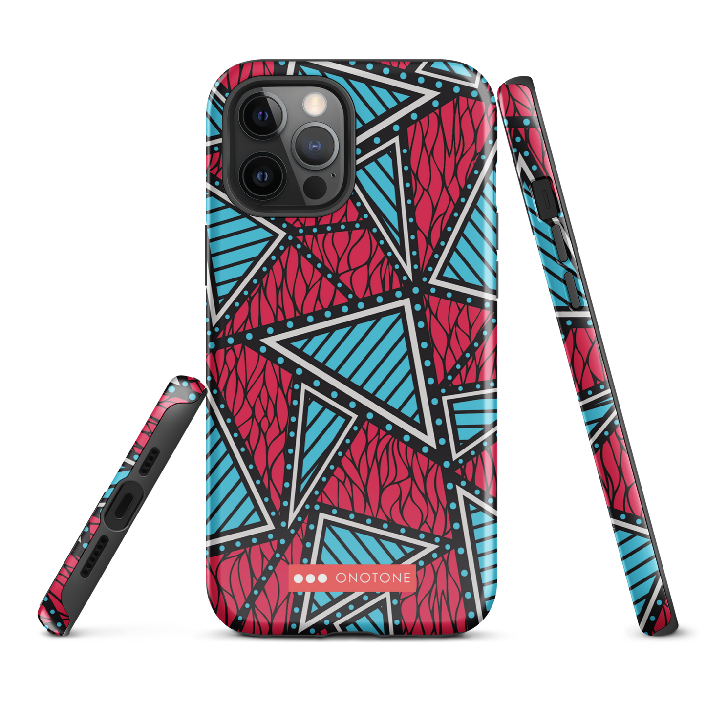 African fabric pattern iPhone® Case multi color