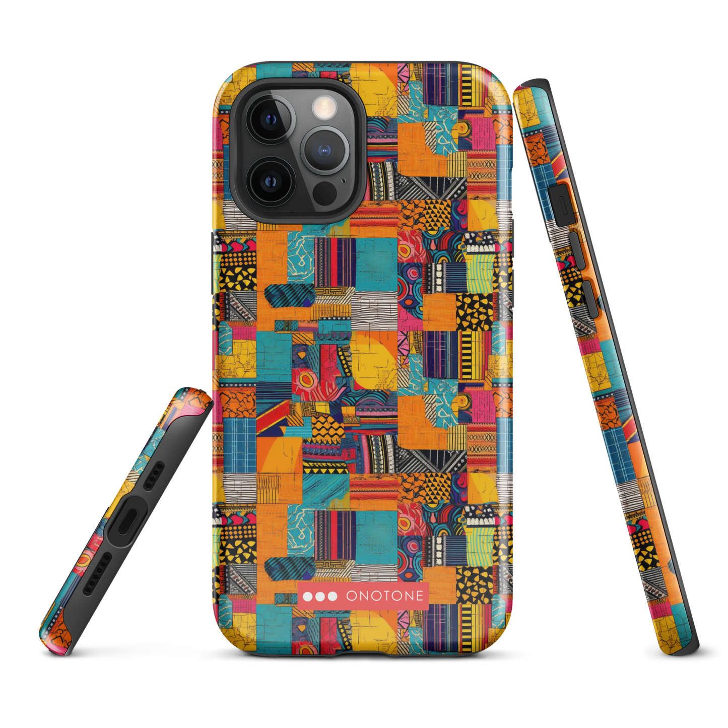 African fabric pattern iPhone® Case multi color