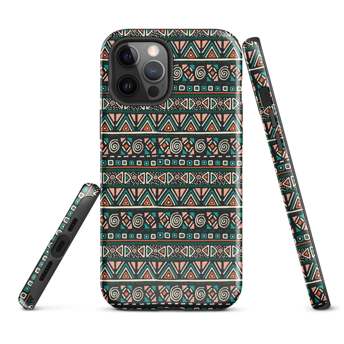 African fabric pattern iPhone® Case multi color