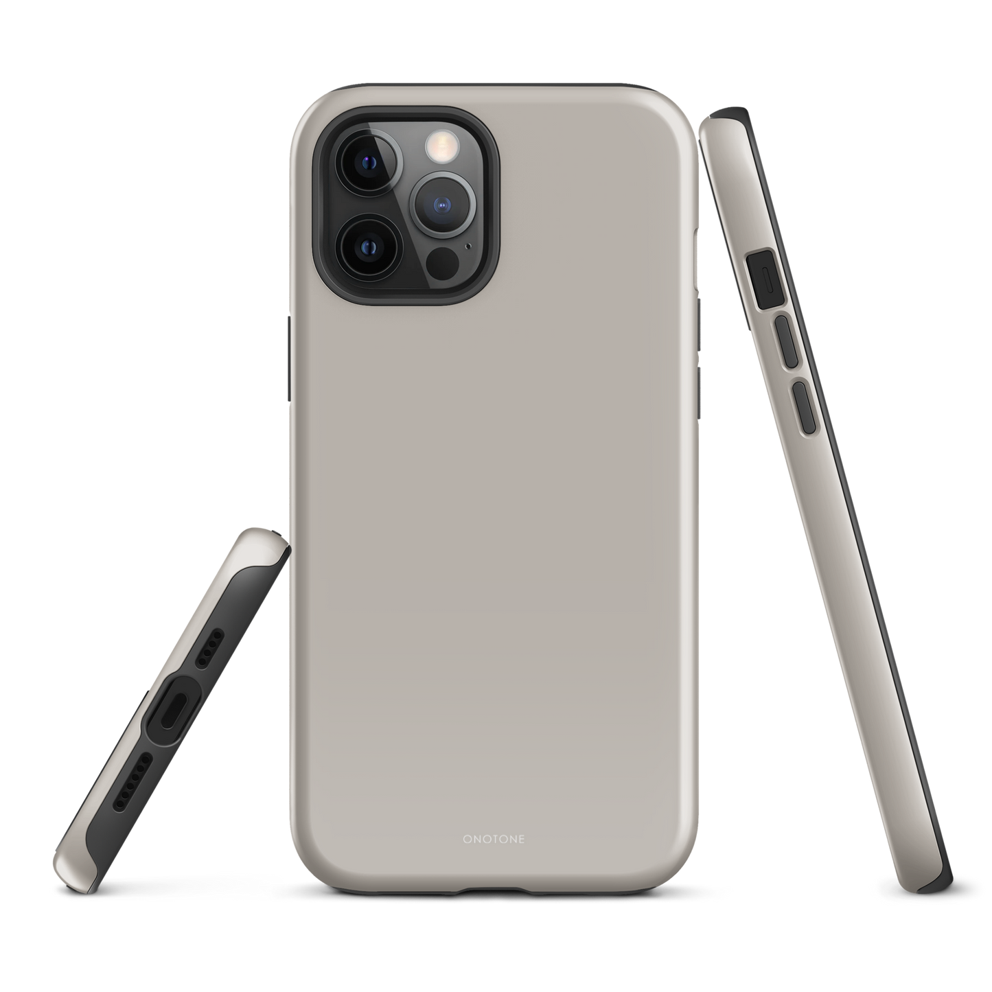 LIGHT GRAY MINIMALIST IPHONE® CASE - PANTONE® 400