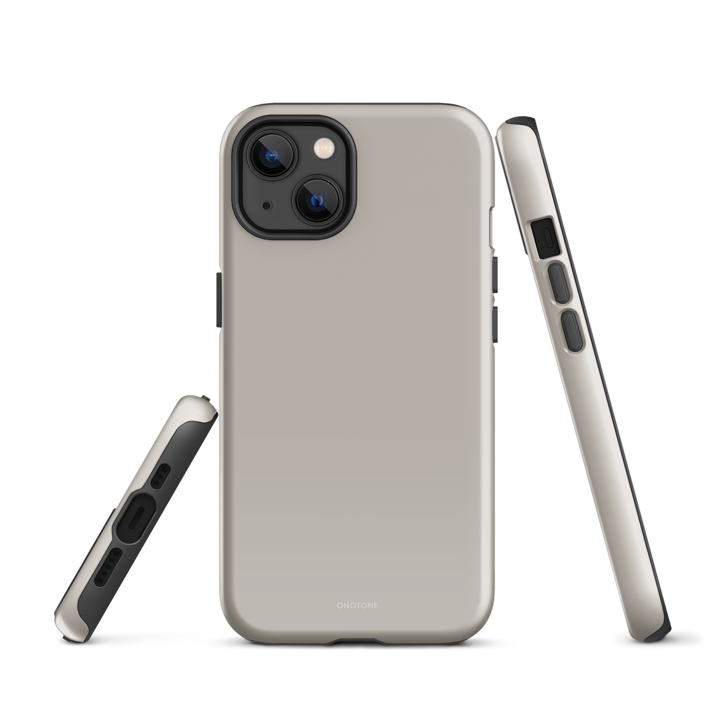 LIGHT GRAY MINIMALIST IPHONE® CASE - PANTONE® 400