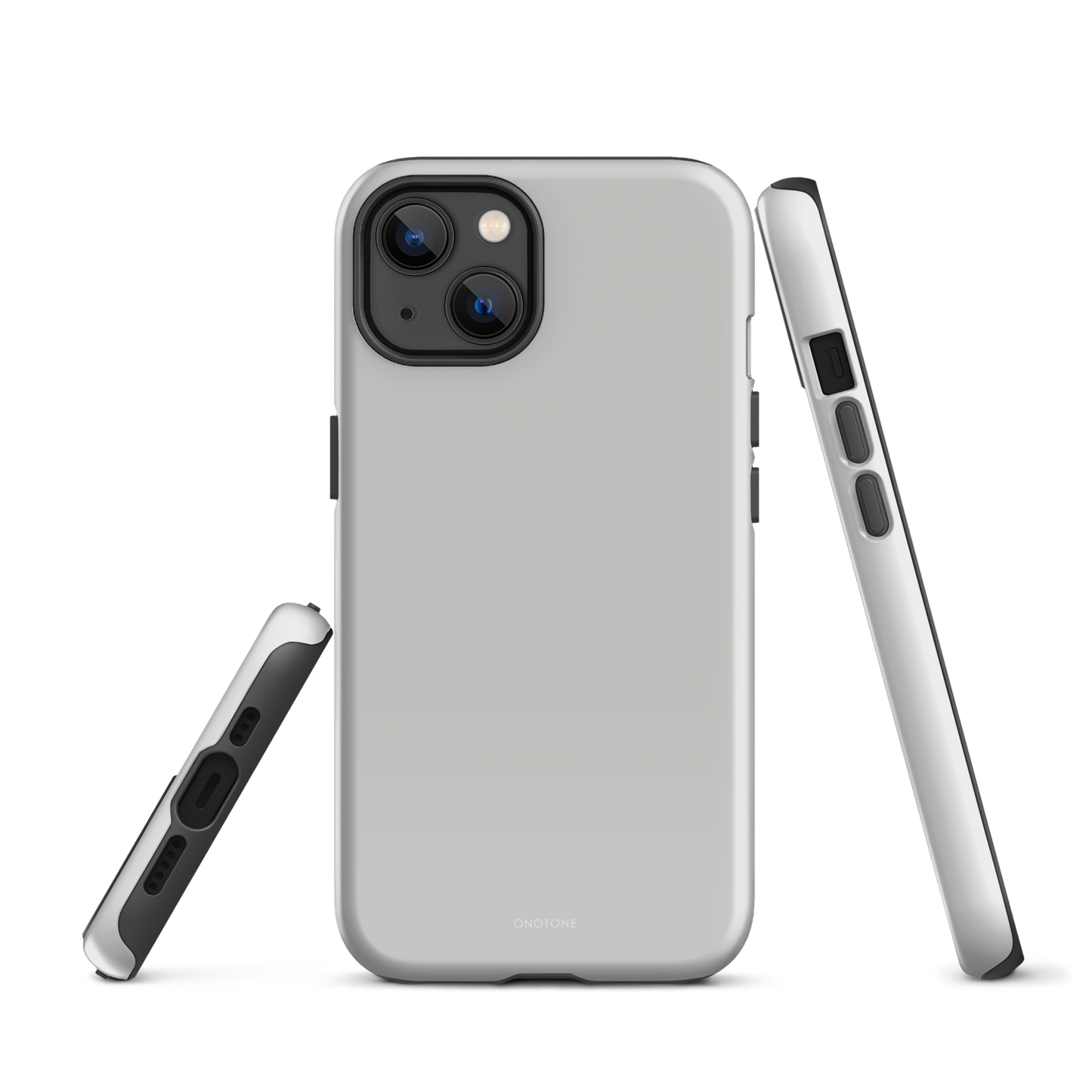 GRAY MINIMALIST IPHONE® CASE - PANTONE® COOL GRAY 2