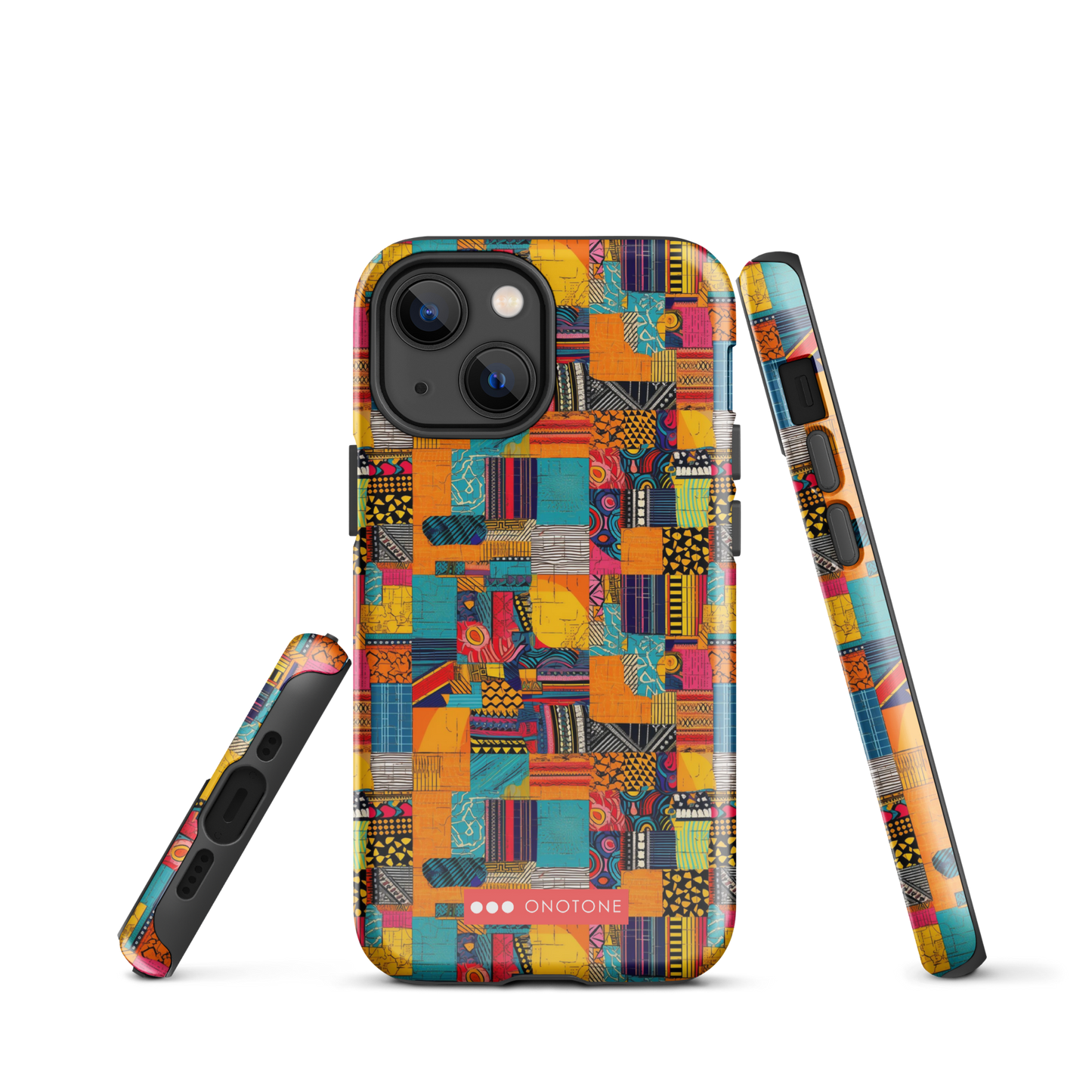 African fabric pattern iPhone® Case multi color