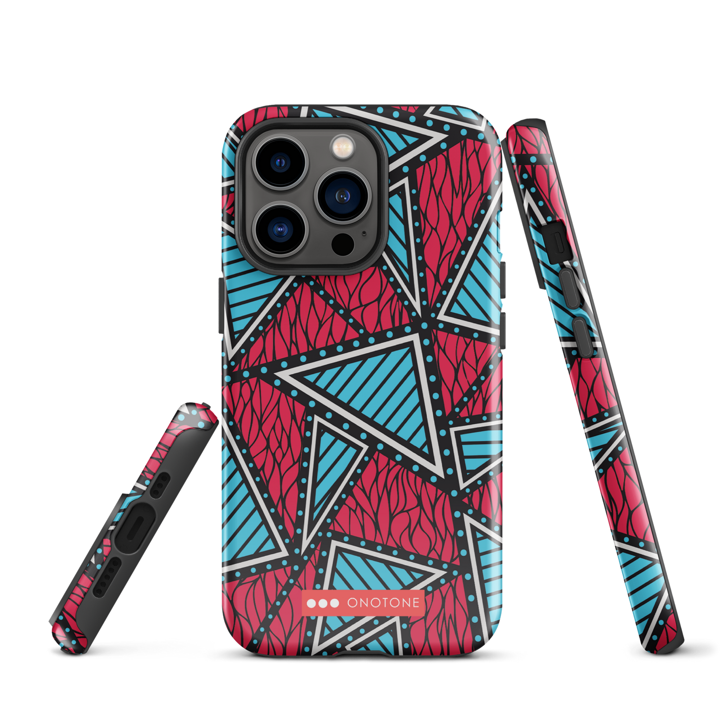 African fabric pattern iPhone® Case multi color