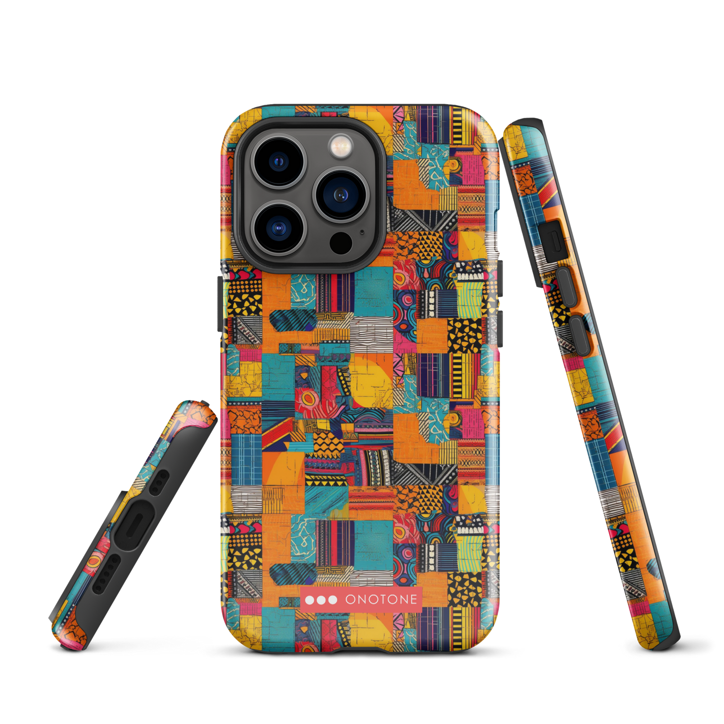 African fabric pattern iPhone® Case multi color