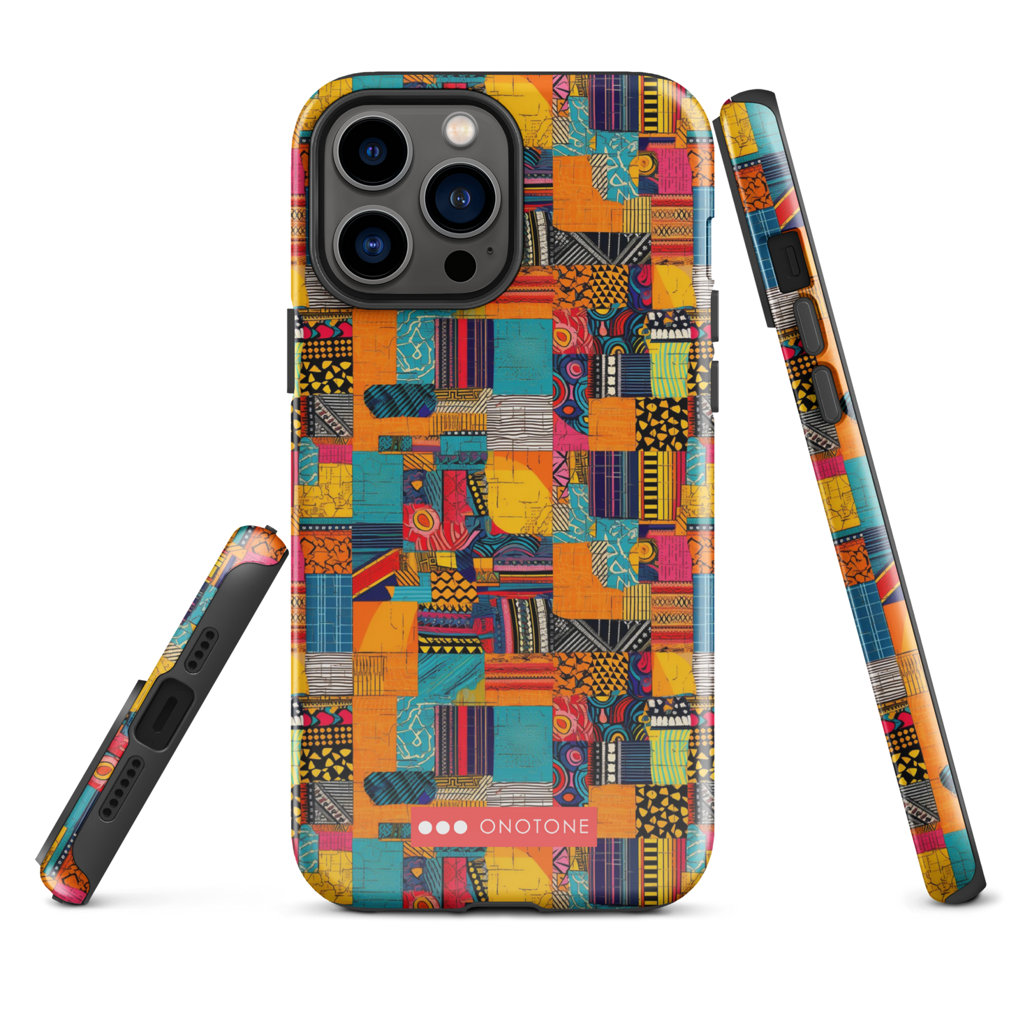 African fabric pattern iPhone® Case multi color