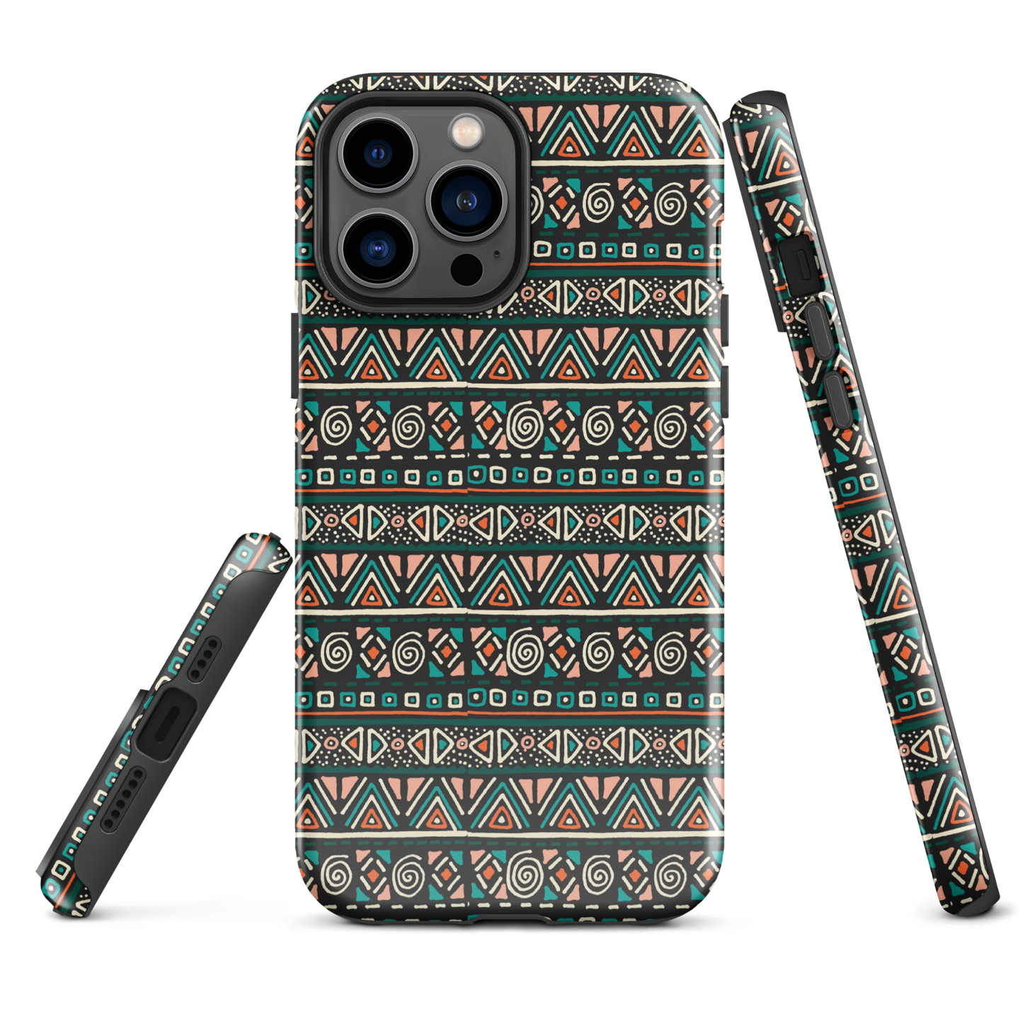 African fabric pattern iPhone® Case multi color