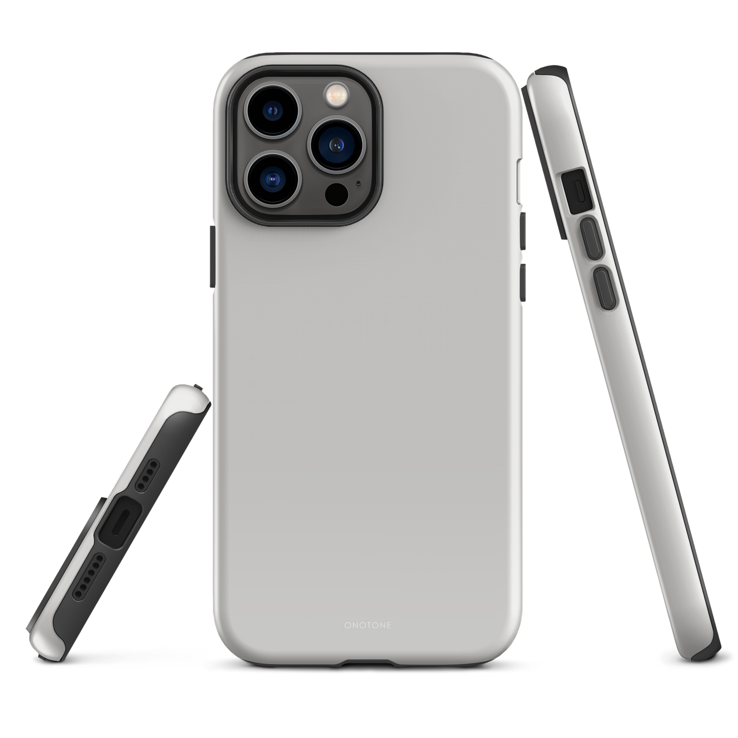 GRAY MINIMALIST IPHONE® CASE - PANTONE® COOL GRAY 2