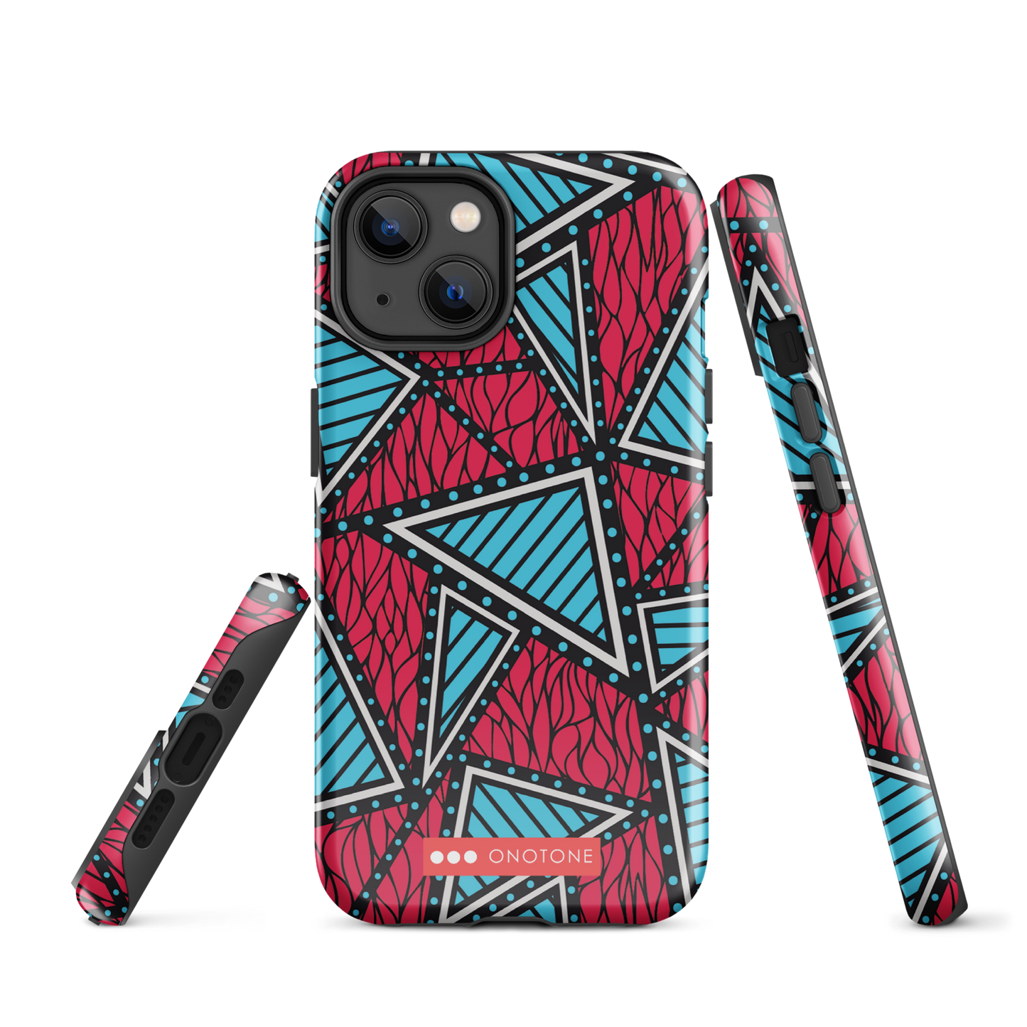 African fabric pattern iPhone® Case multi color