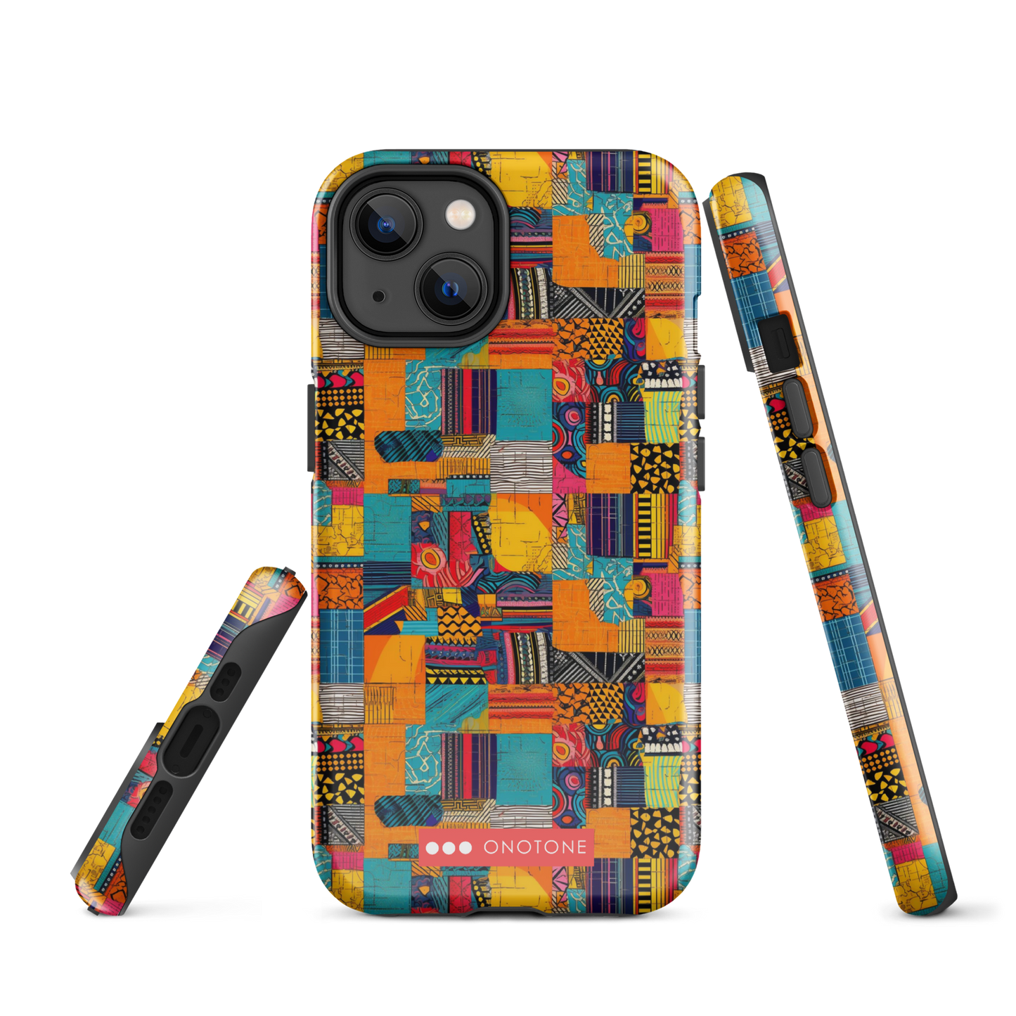 African fabric pattern iPhone® Case multi color