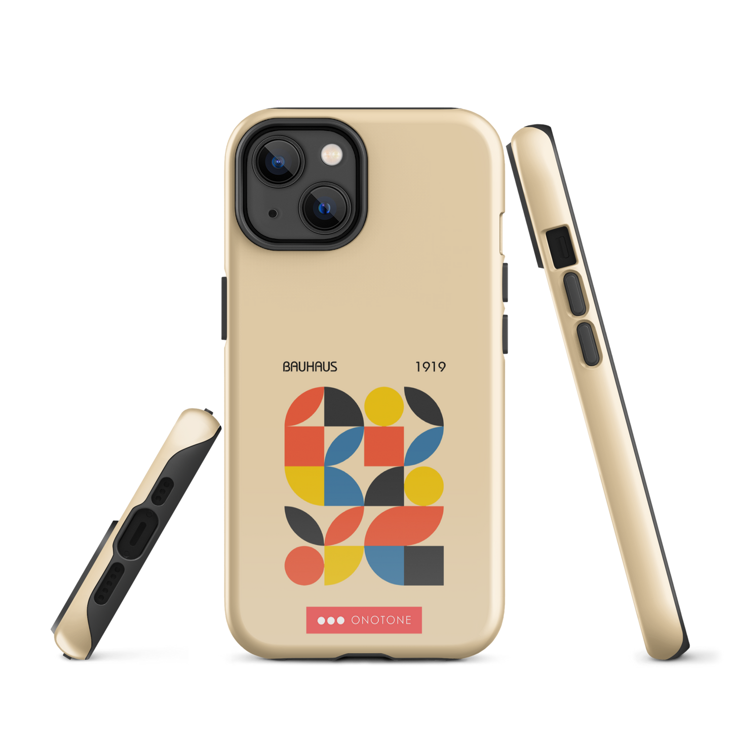 Dual Layer Bauhaus modern iPhone® Case