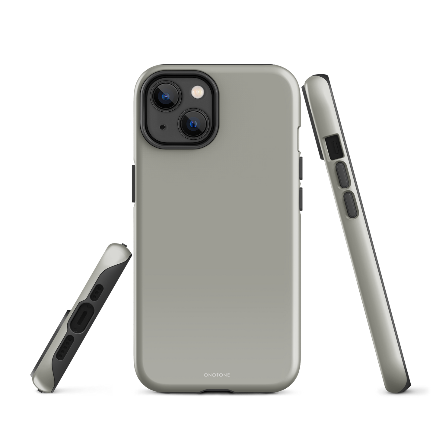 GRAY MINIMALIST IPHONE® CASE - PANTONE® 414