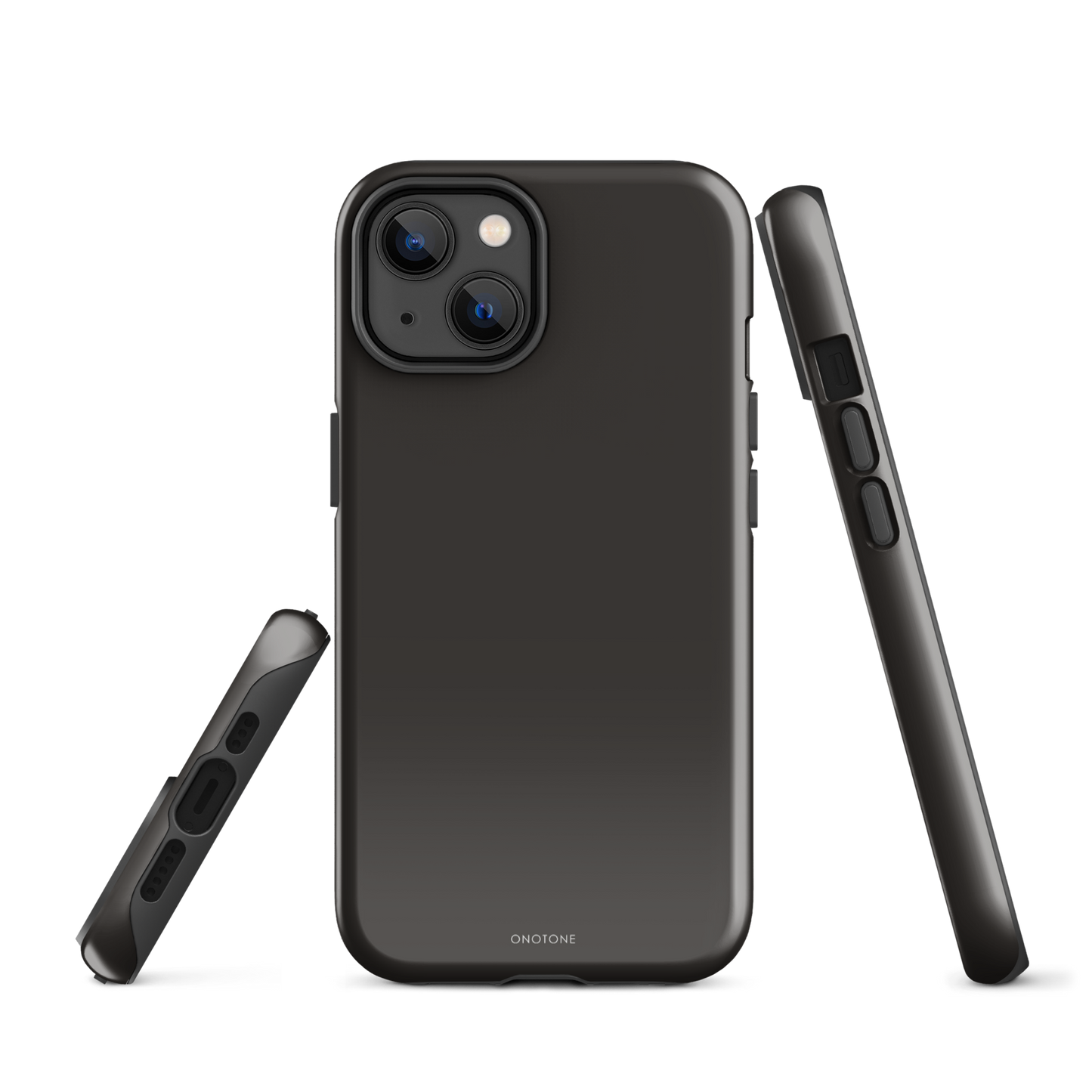 BLACK MINIMALIST IPHONE® CASE - PANTONE® BLACK