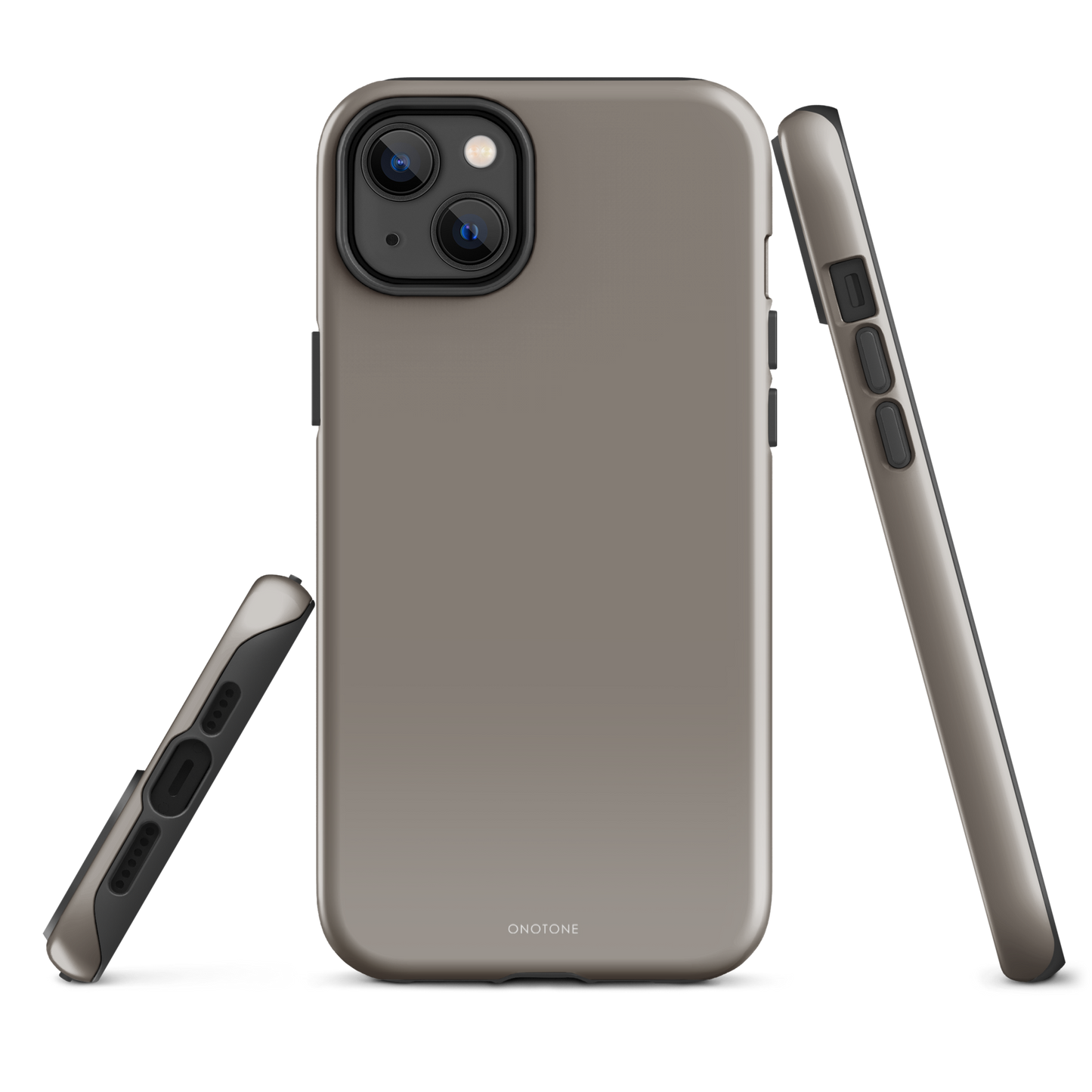 DARK GRAY MINIMALIST IPHONE® CASE - PANTONE® 403