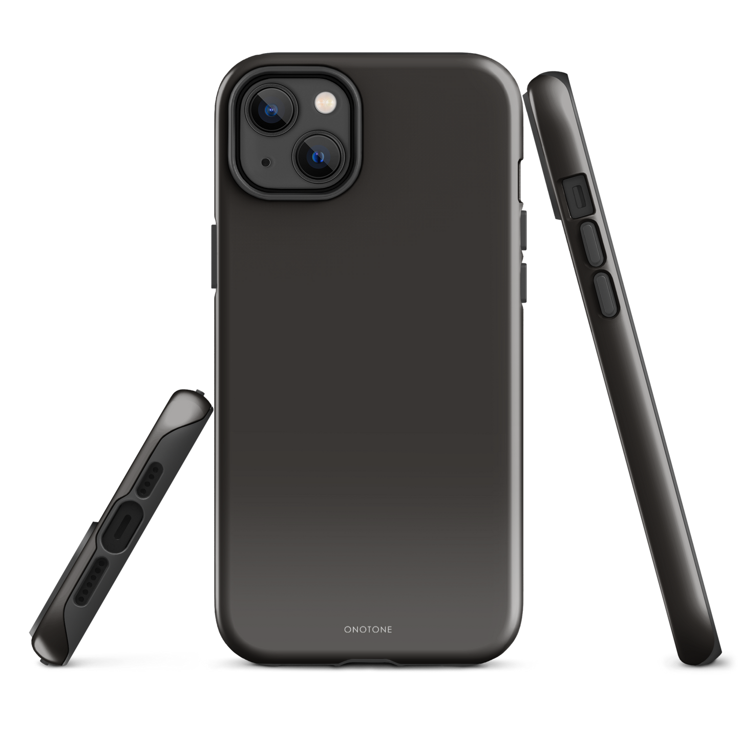 BLACK MINIMALIST IPHONE® CASE - PANTONE® BLACK