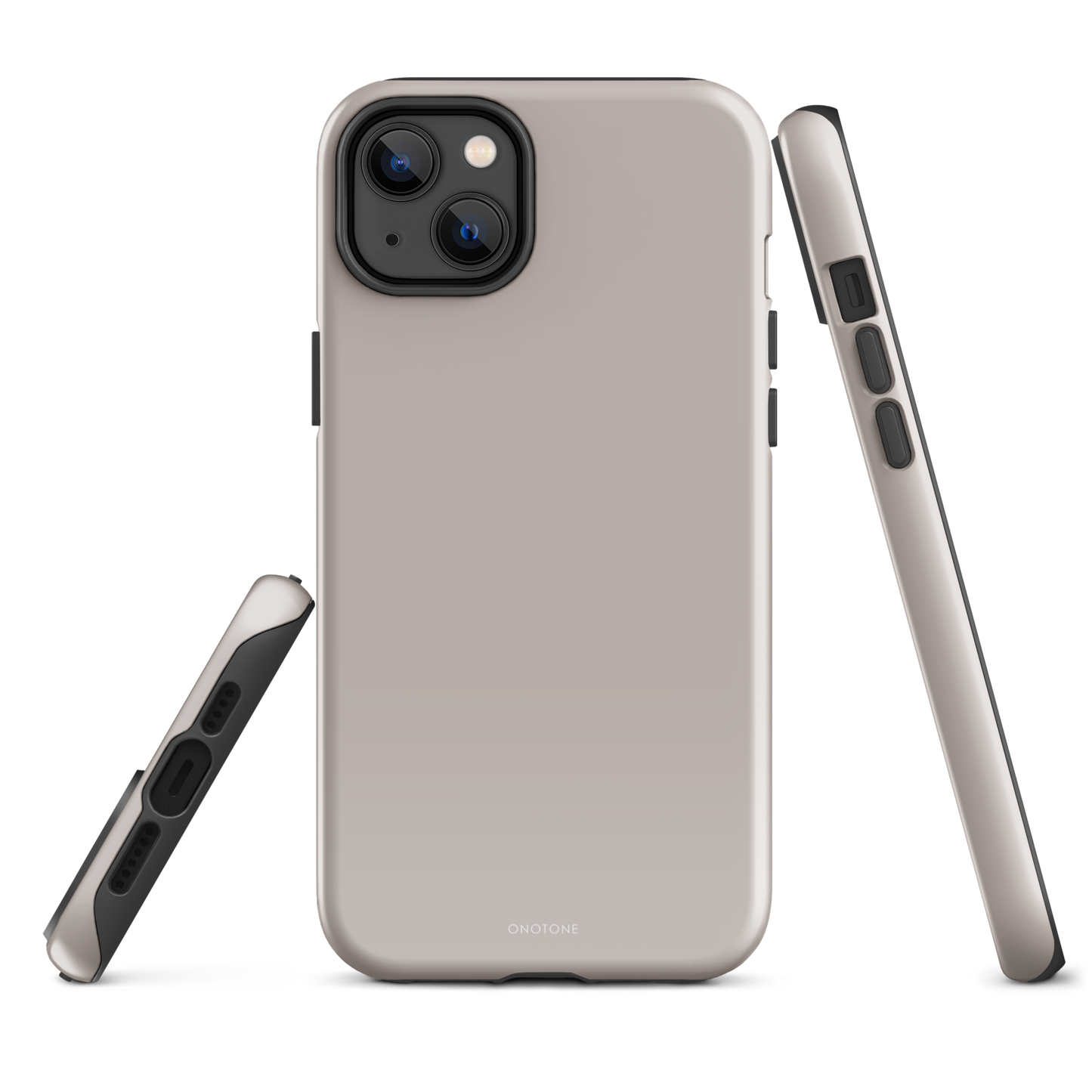 BEIGE GRAY MINIMALIST IPHONE® CASE - PANTONE® 406