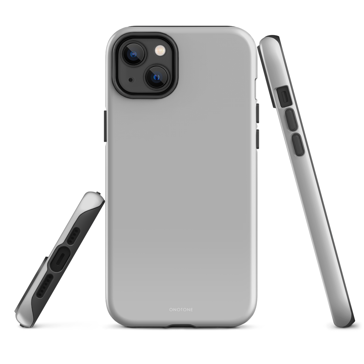 GRAY MINIMALIST IPHONE® CASE - PANTONE® COOL GRAY 4