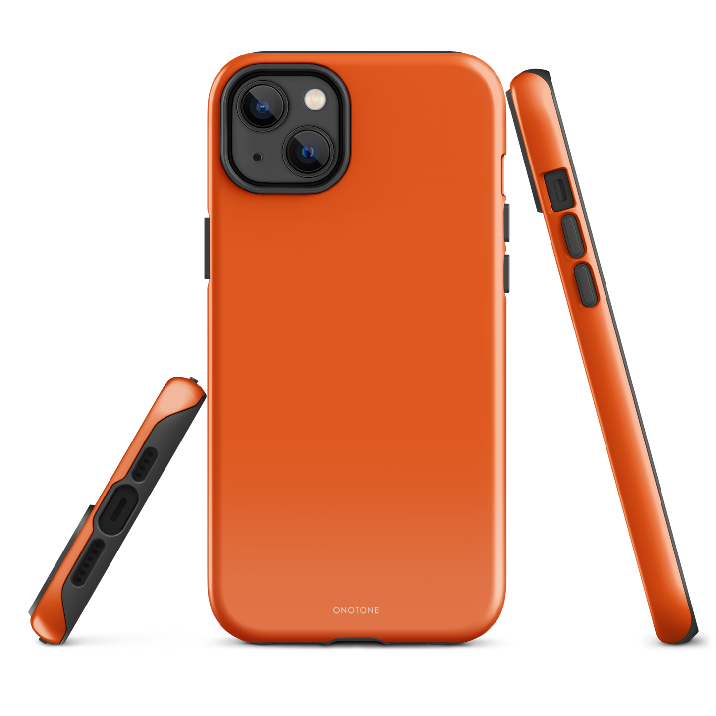 Neon Orange iPhone Case