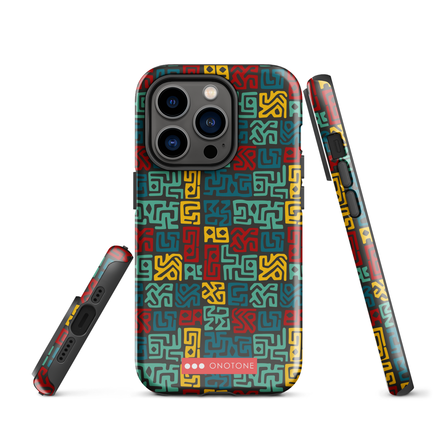 African fabric pattern iPhone® Case multi color